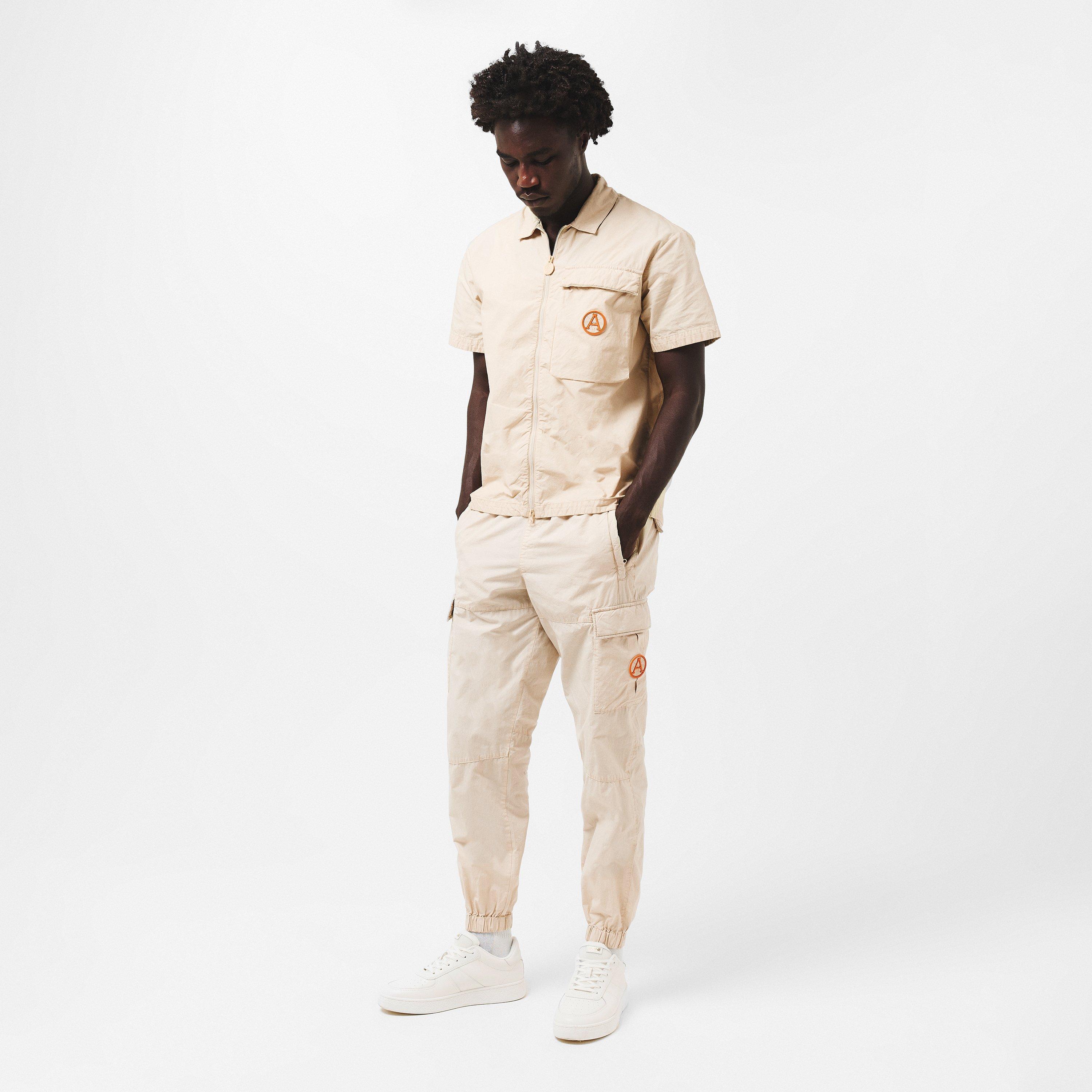 Wash Chalk - Arctic Army - Men's Cargo Trousers - 6