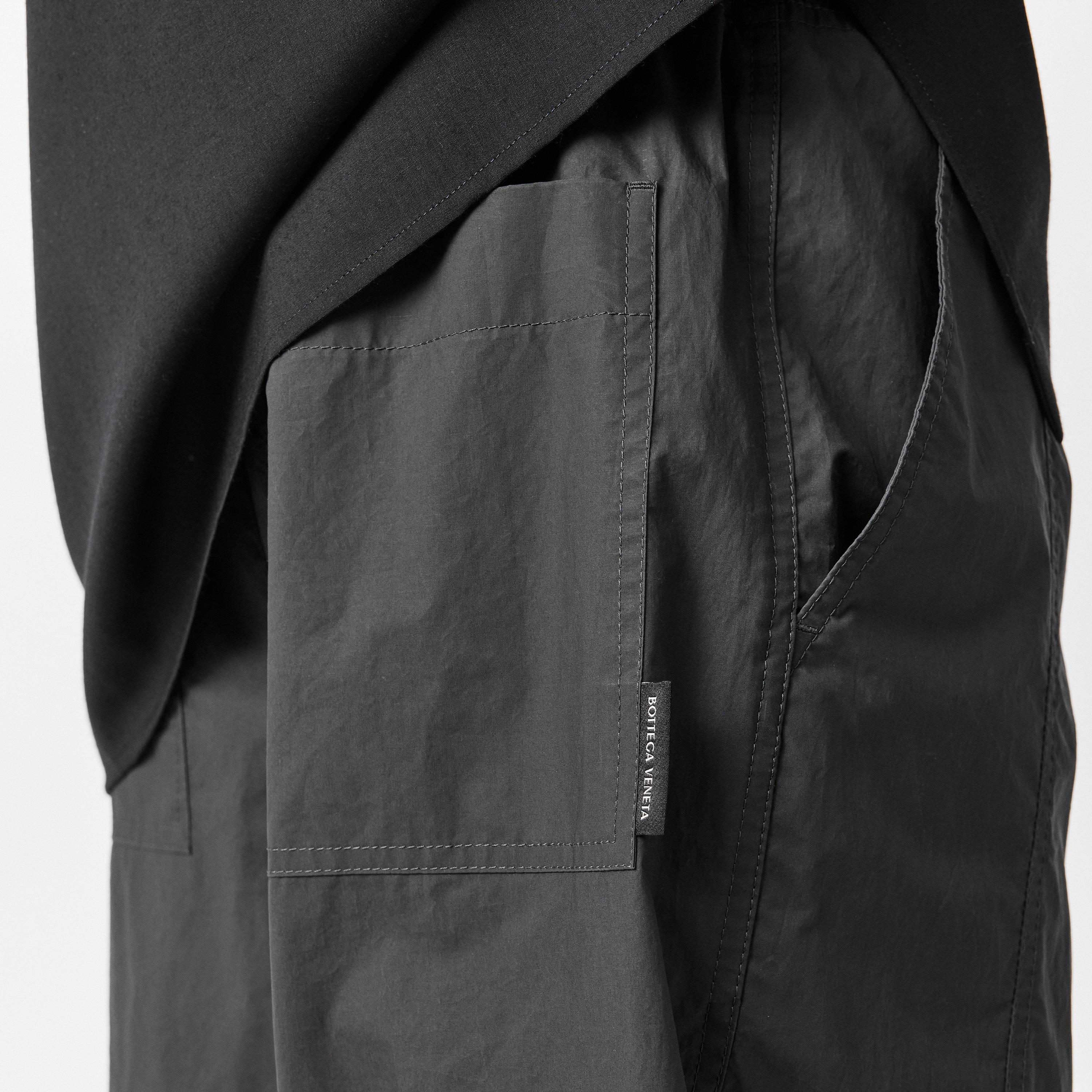 Vulcano - Bottega Veneta - Resinated Cotton Trousers - 5