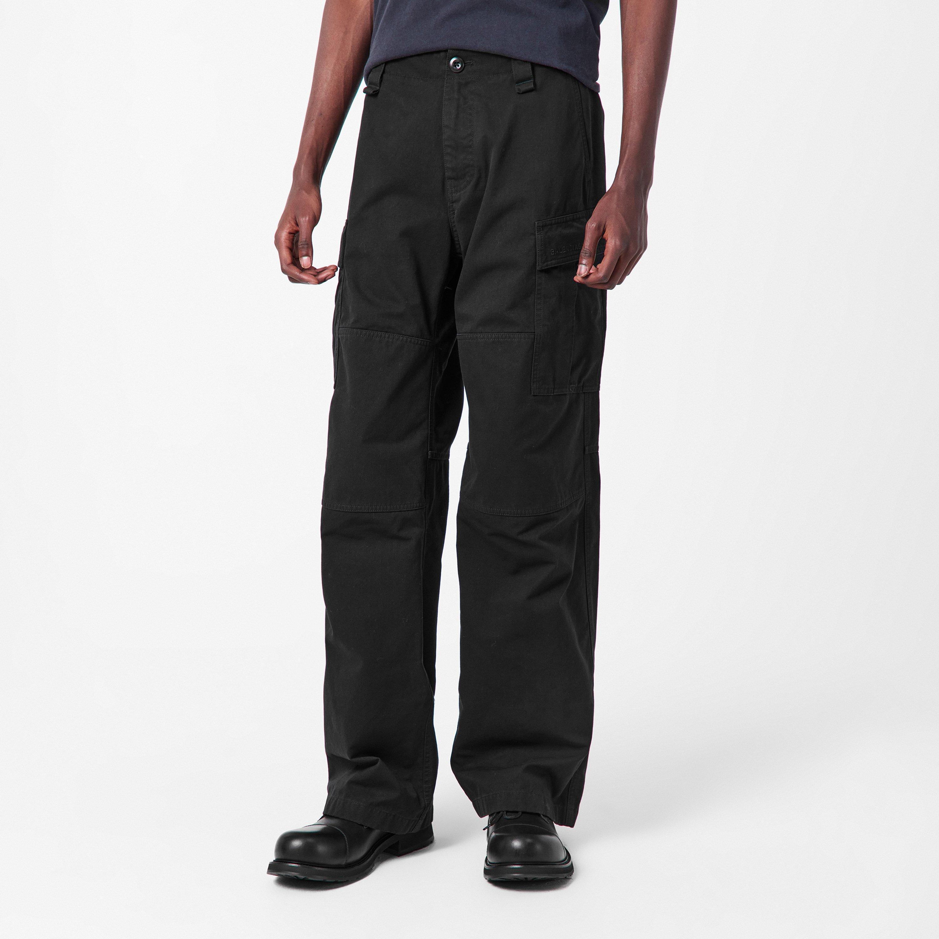 Balenciaga Men's Multi-Pocket Cargo Trousers | Cruise Fashion