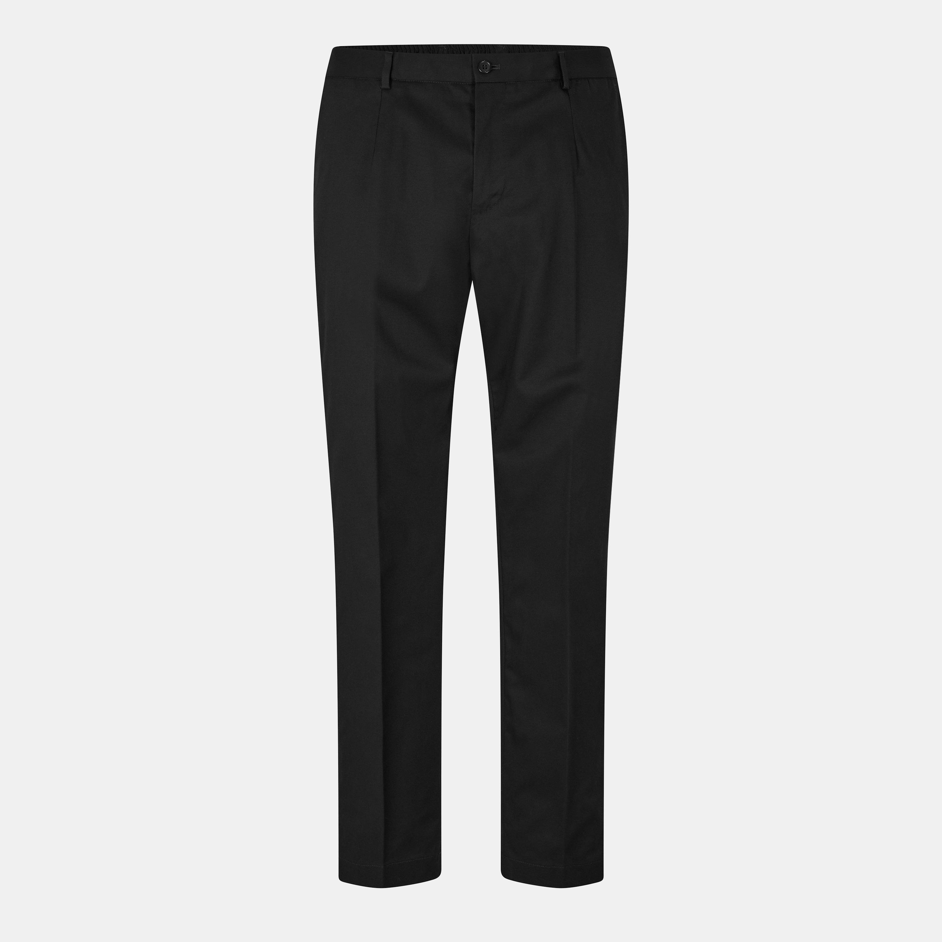 N0000 Nero - Dolce and Gabbana - Men's Structured Fit Chinos - 1