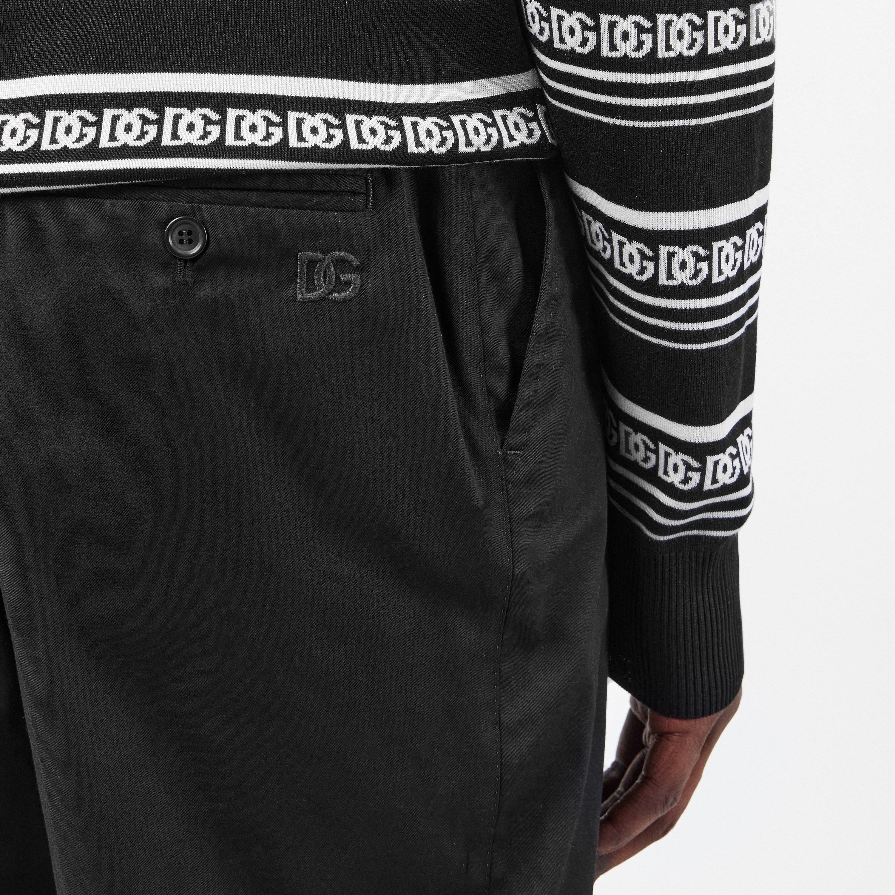 N0000 Nero - Dolce and Gabbana - Men's Chinos - 5