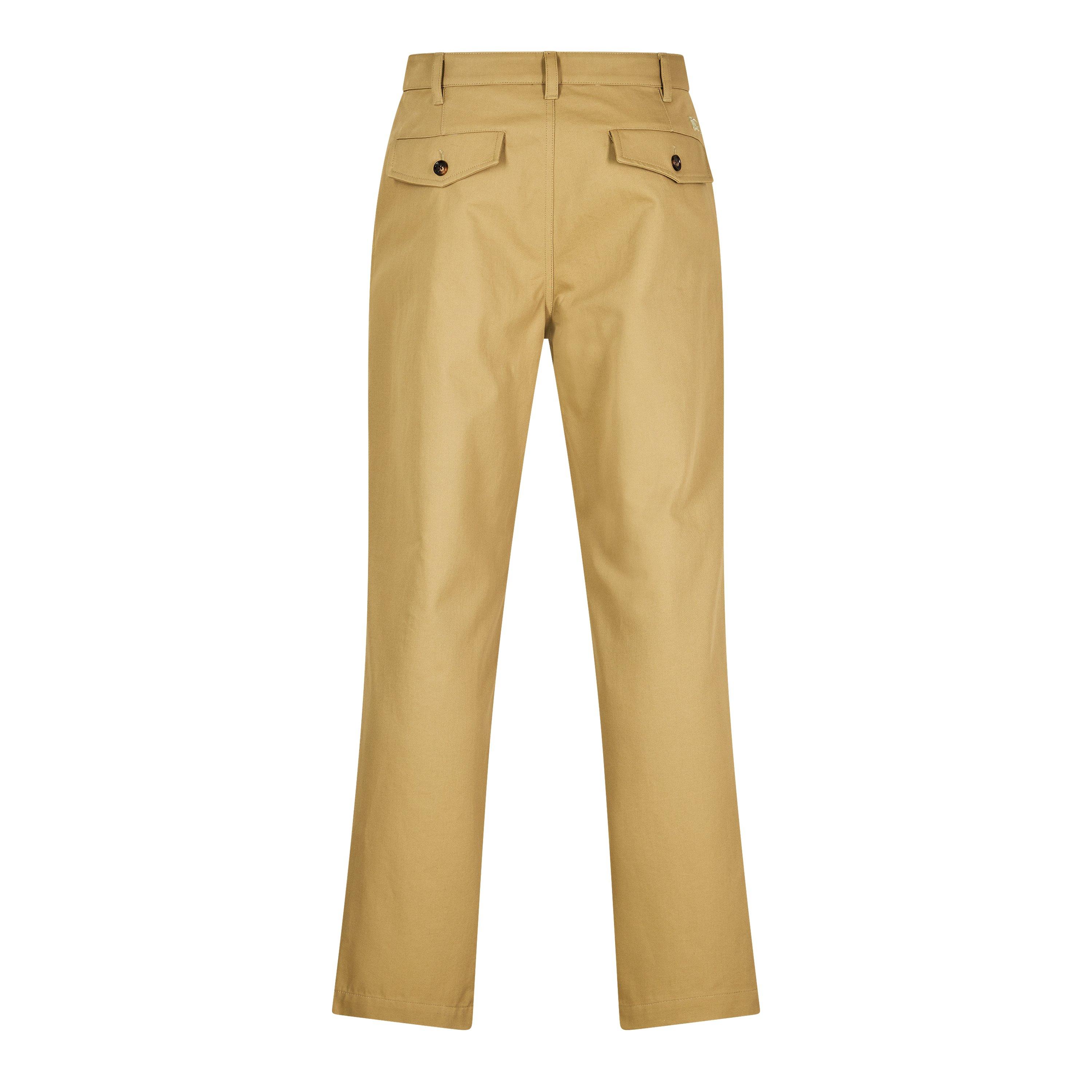 Beige - Burberry - Men's Chinos - 2