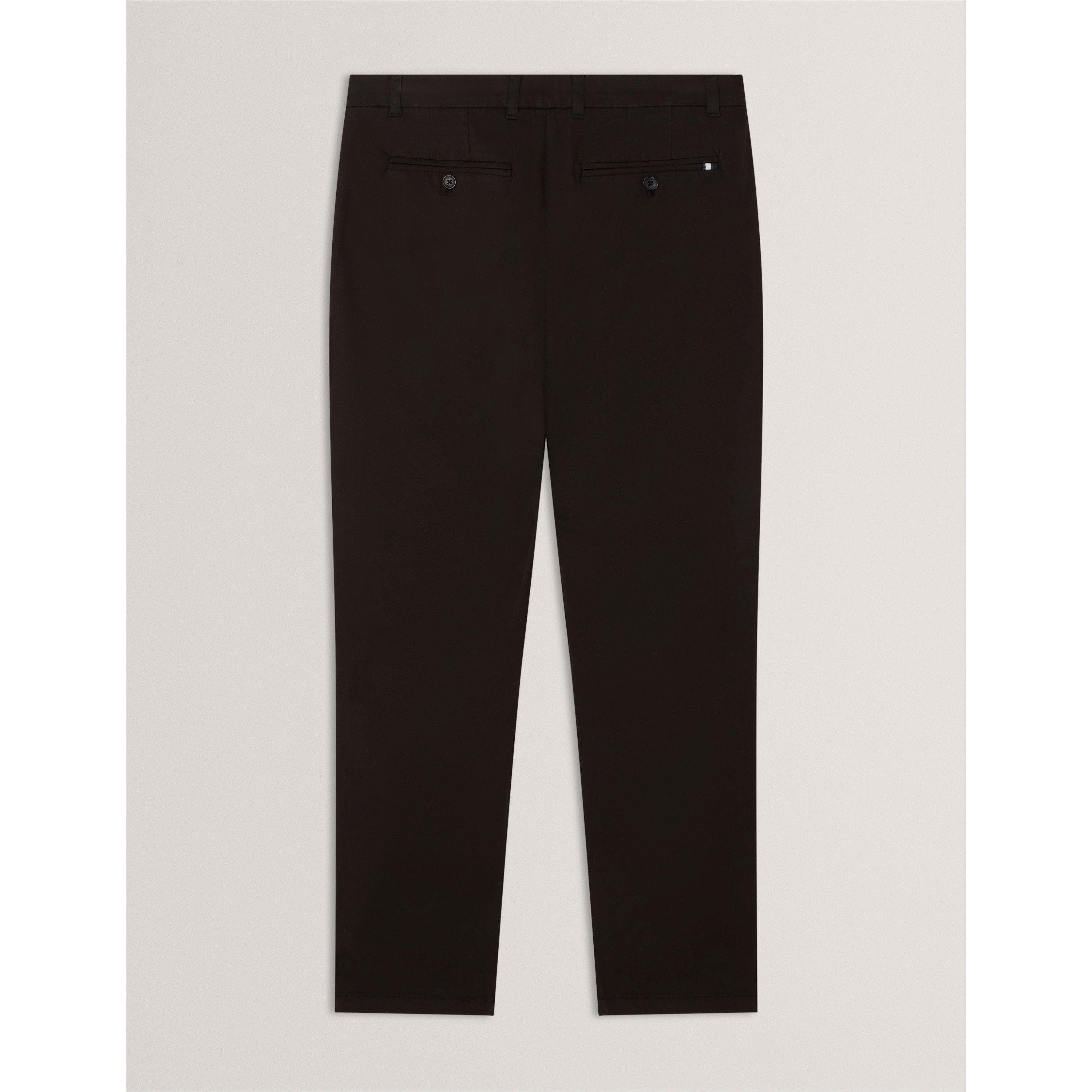 Black - Ted Baker - Men's Slim Fit Chinos - 2