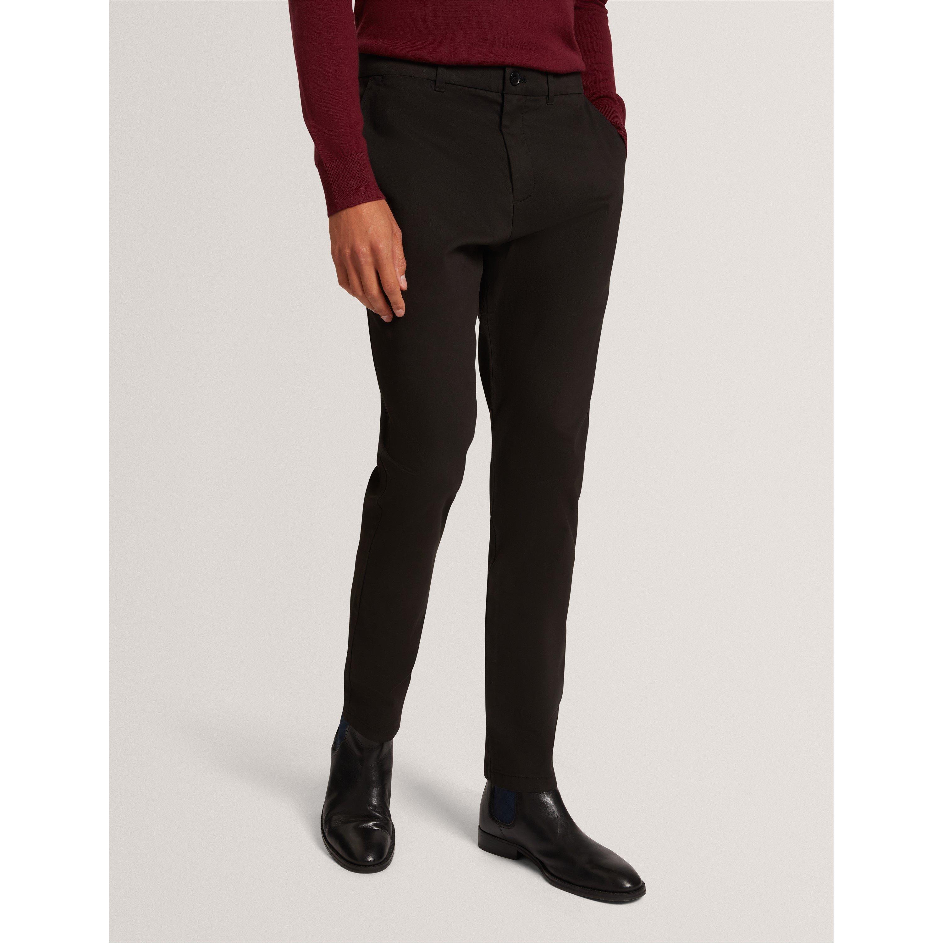 Black - Ted Baker - Men's Slim Fit Chinos - 3