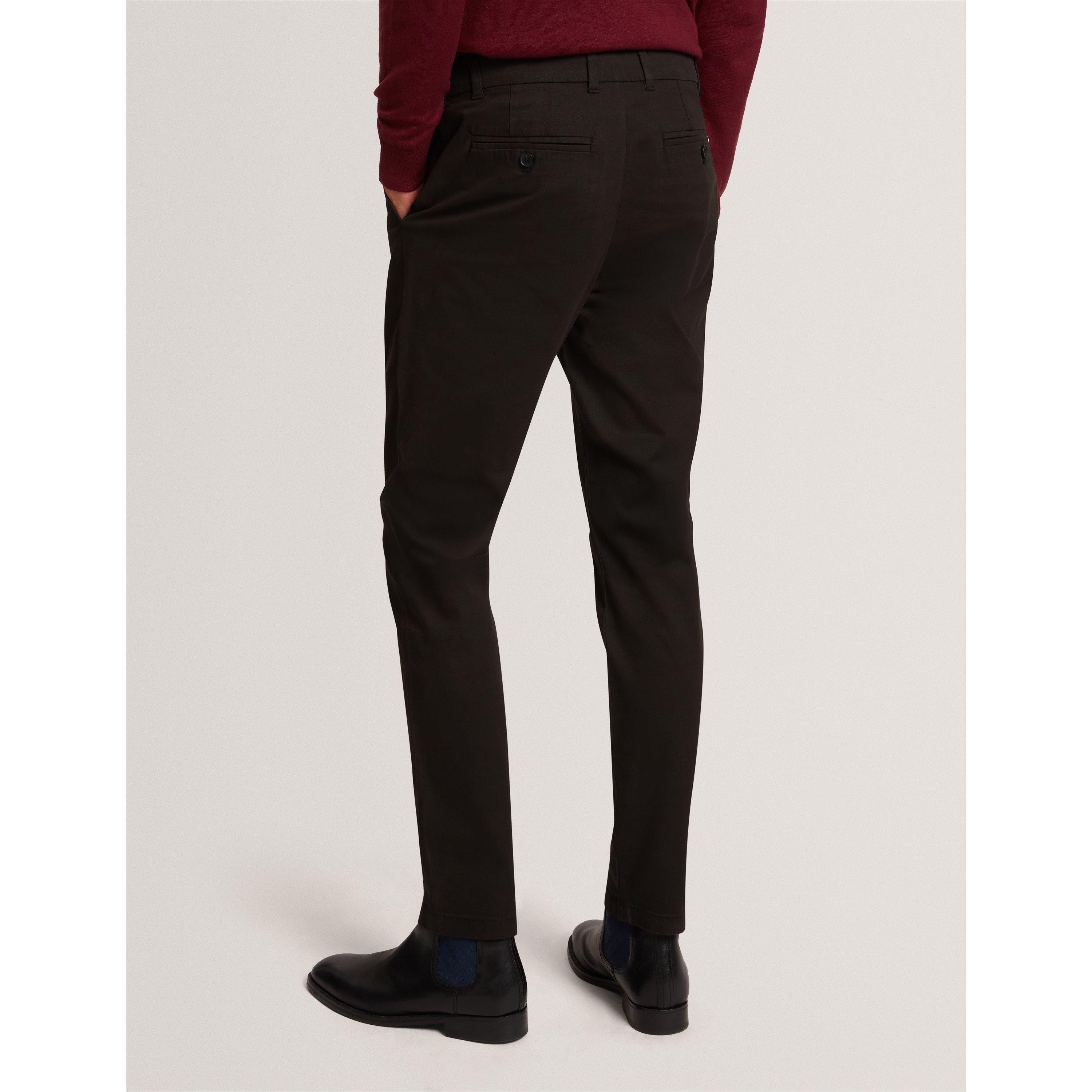 Black - Ted Baker - Men's Slim Fit Chinos - 4