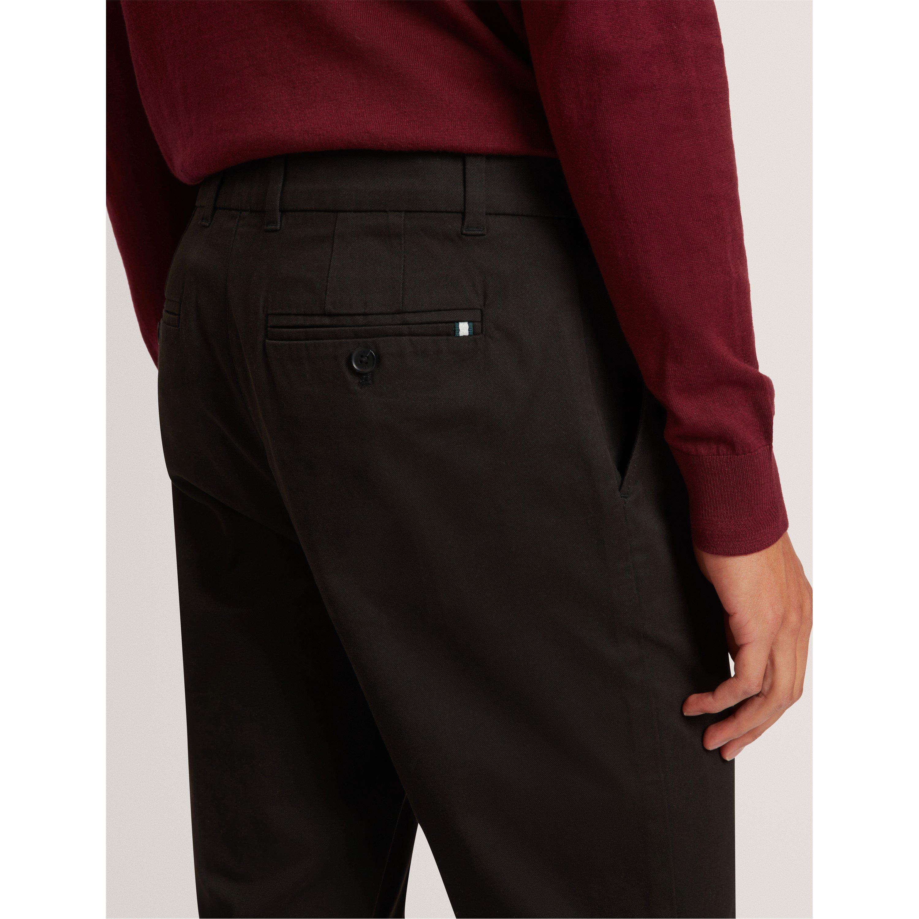 Black - Ted Baker - Men's Slim Fit Chinos - 5
