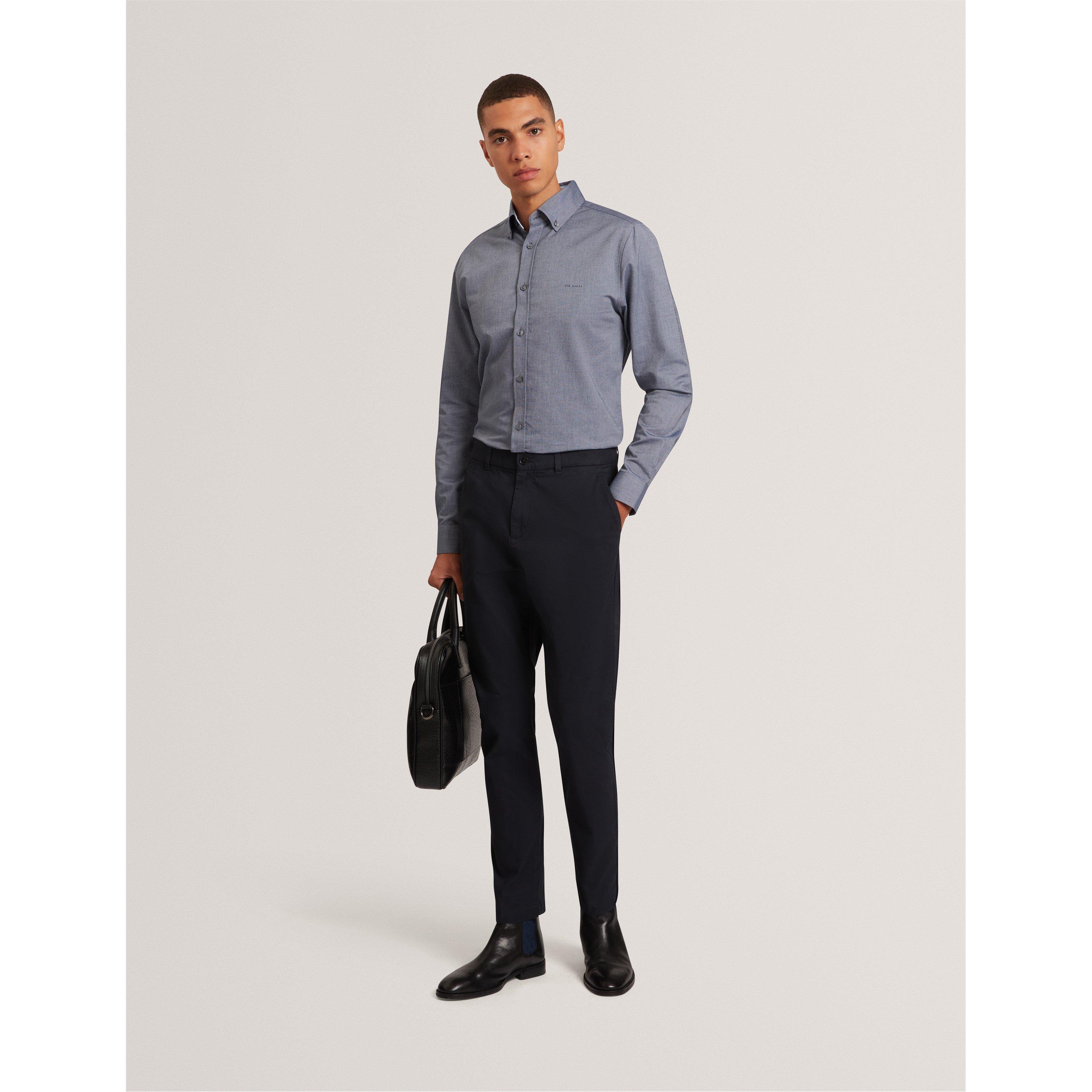 Dark Navy - Ted Baker - Men's Slim Fit Chinos - 6