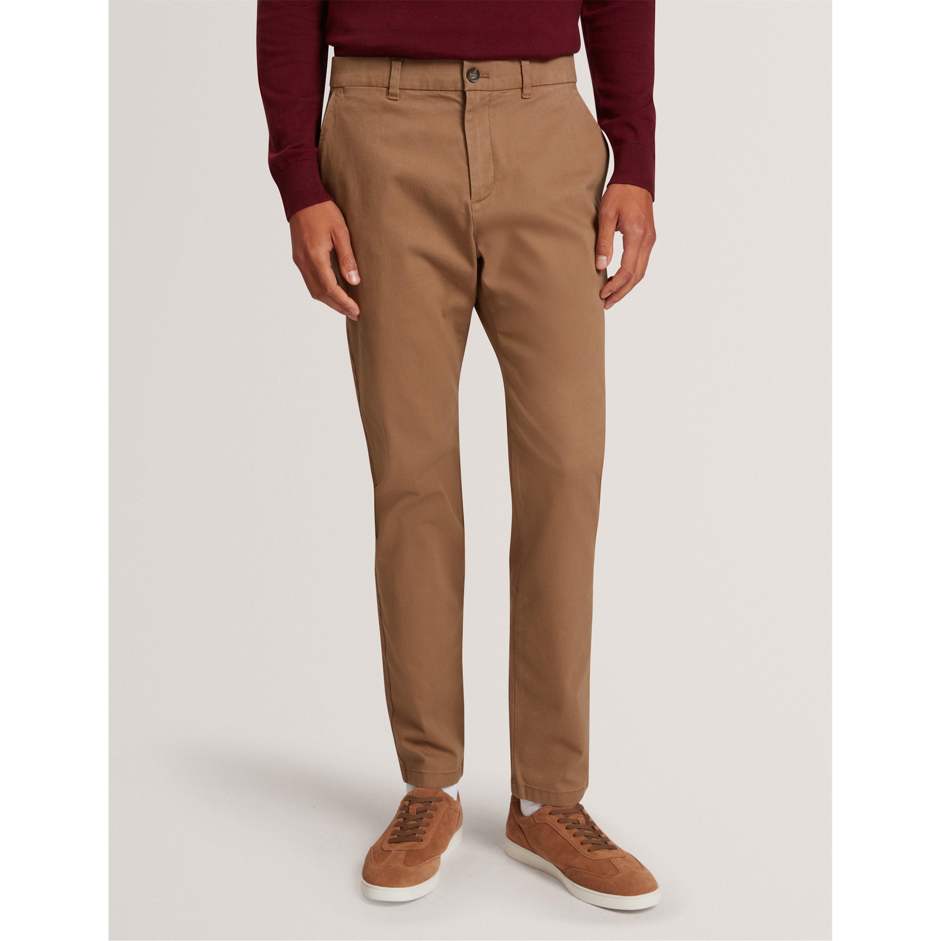 Tan - Ted Baker - Men's Slim Fit Chinos - 3