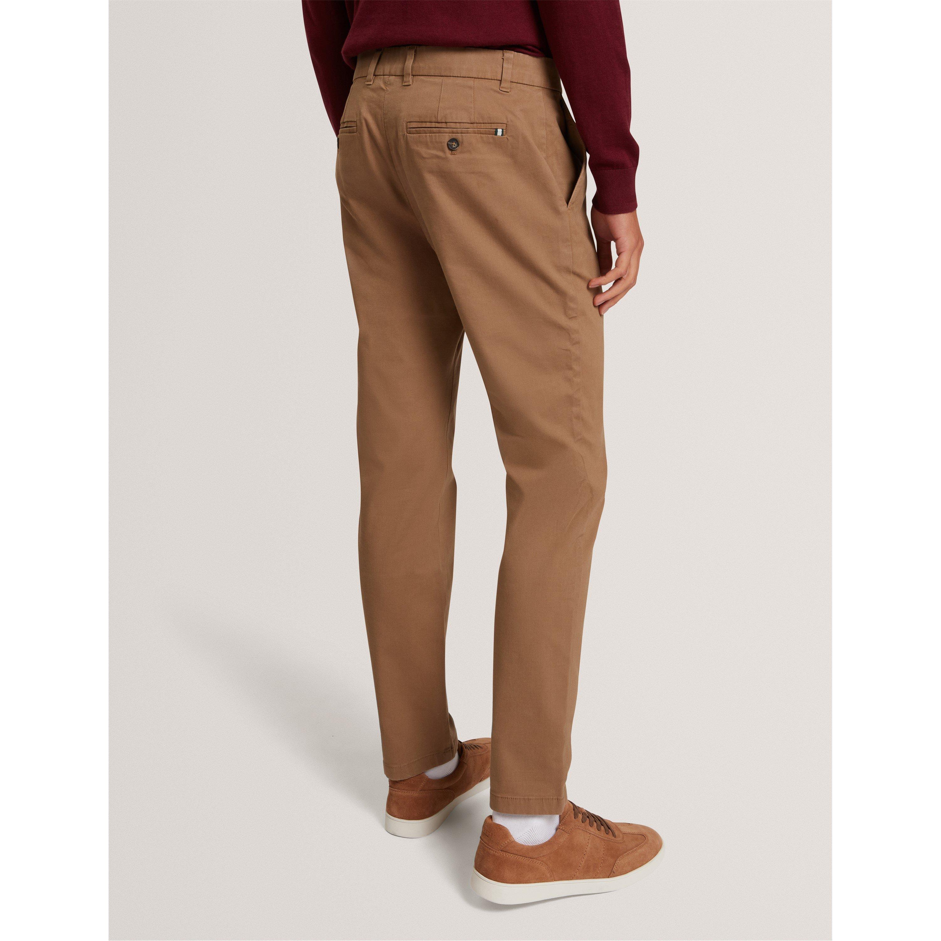 Tan - Ted Baker - Men's Slim Fit Chinos - 4