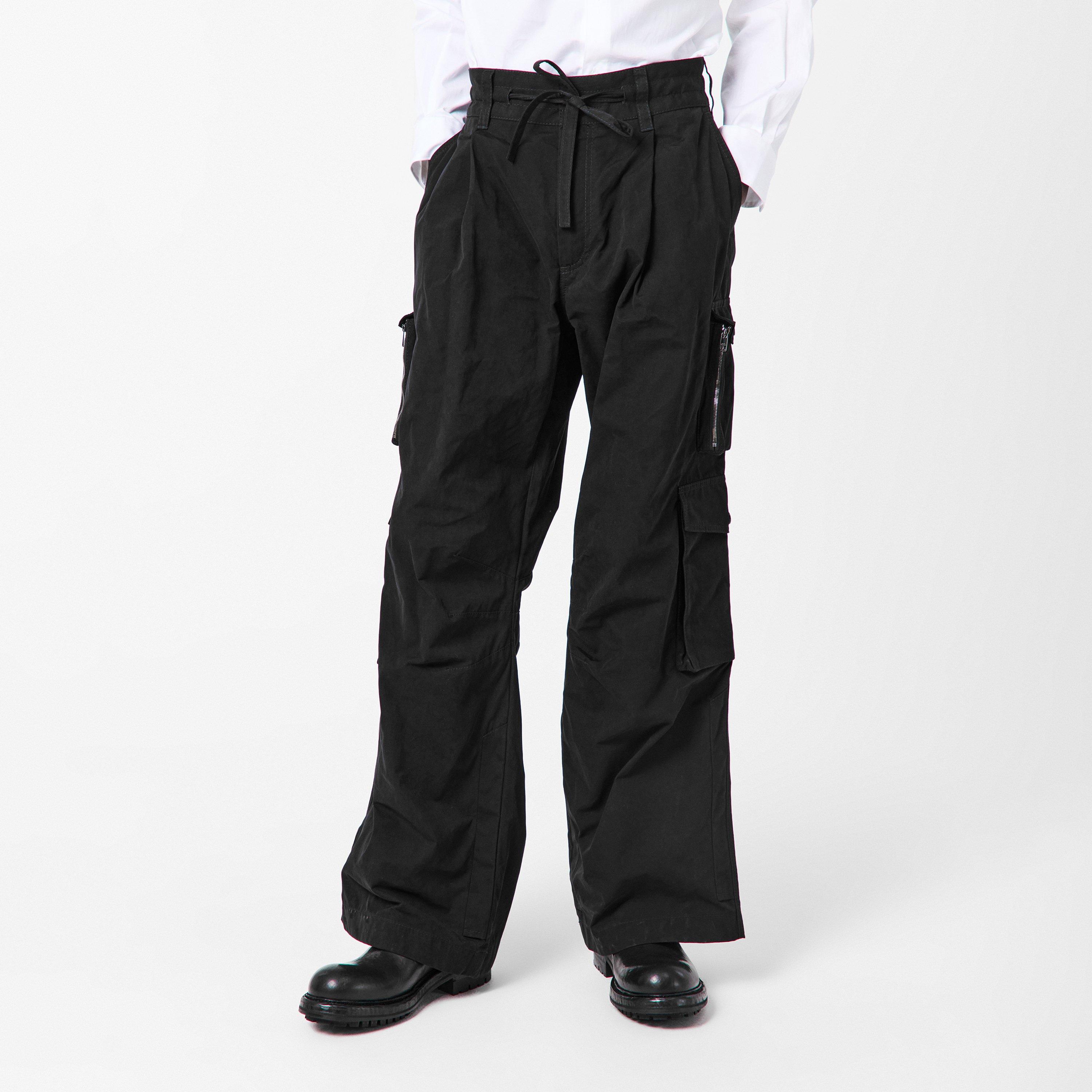Nero - Dolce and Gabbana - Men's Cargo Trousers - 3
