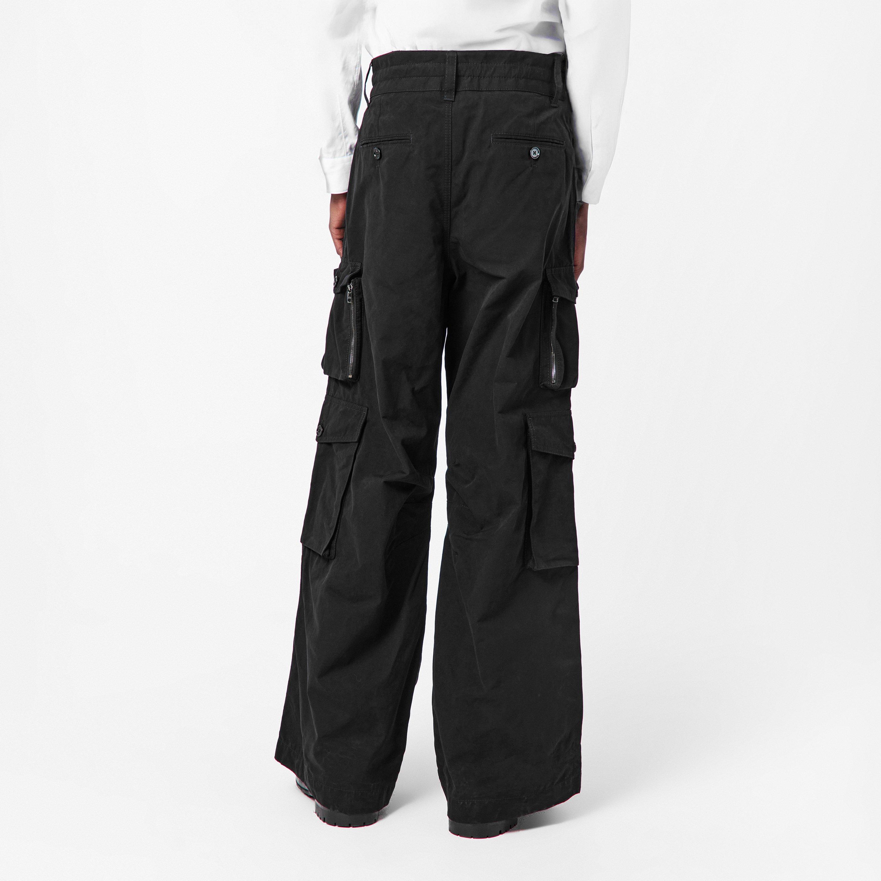 Nero - Dolce and Gabbana - Men's Cargo Trousers - 4