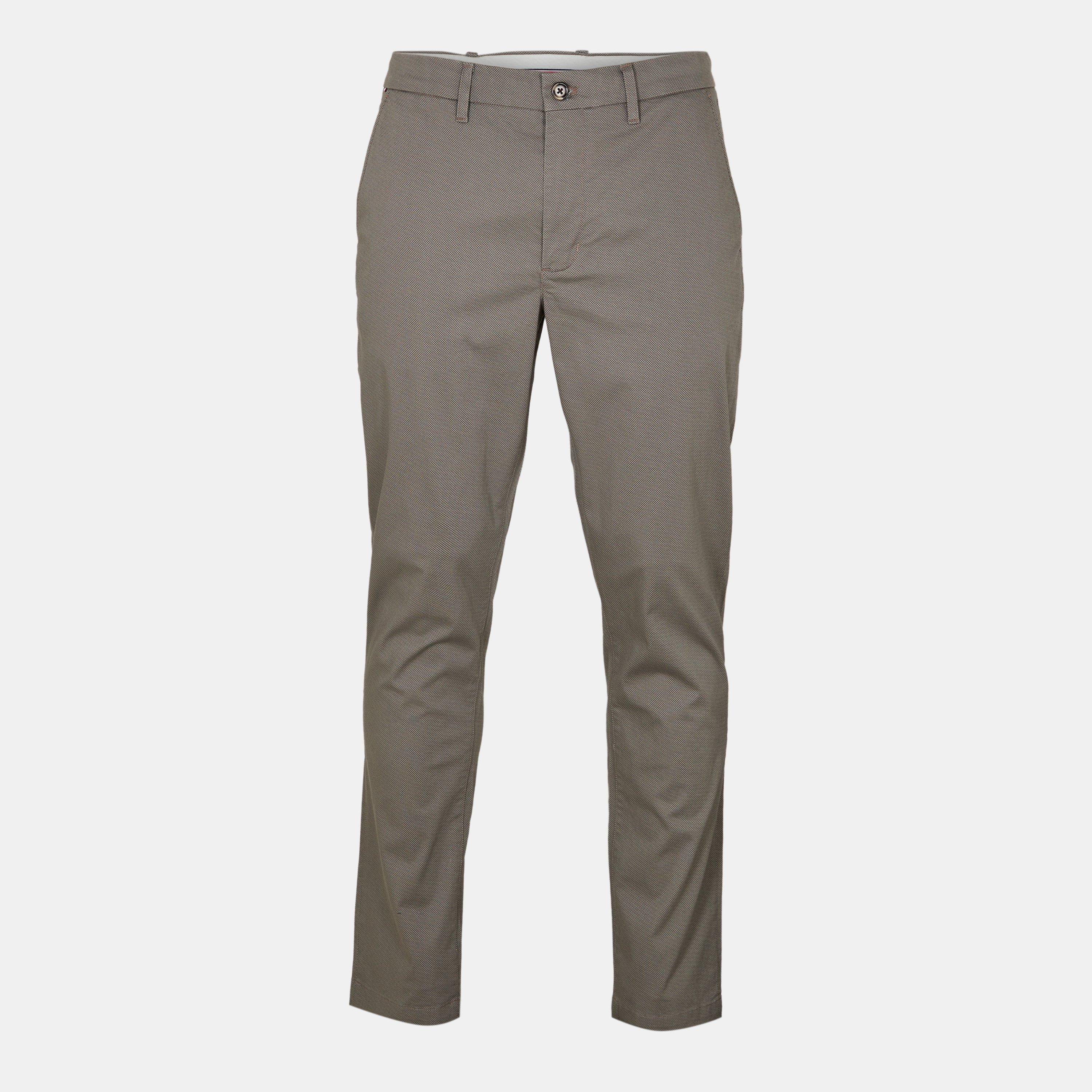 Tommy Hilfiger Men's Denton Printed Chinos - Hydro Grey Pr2 - 32W R