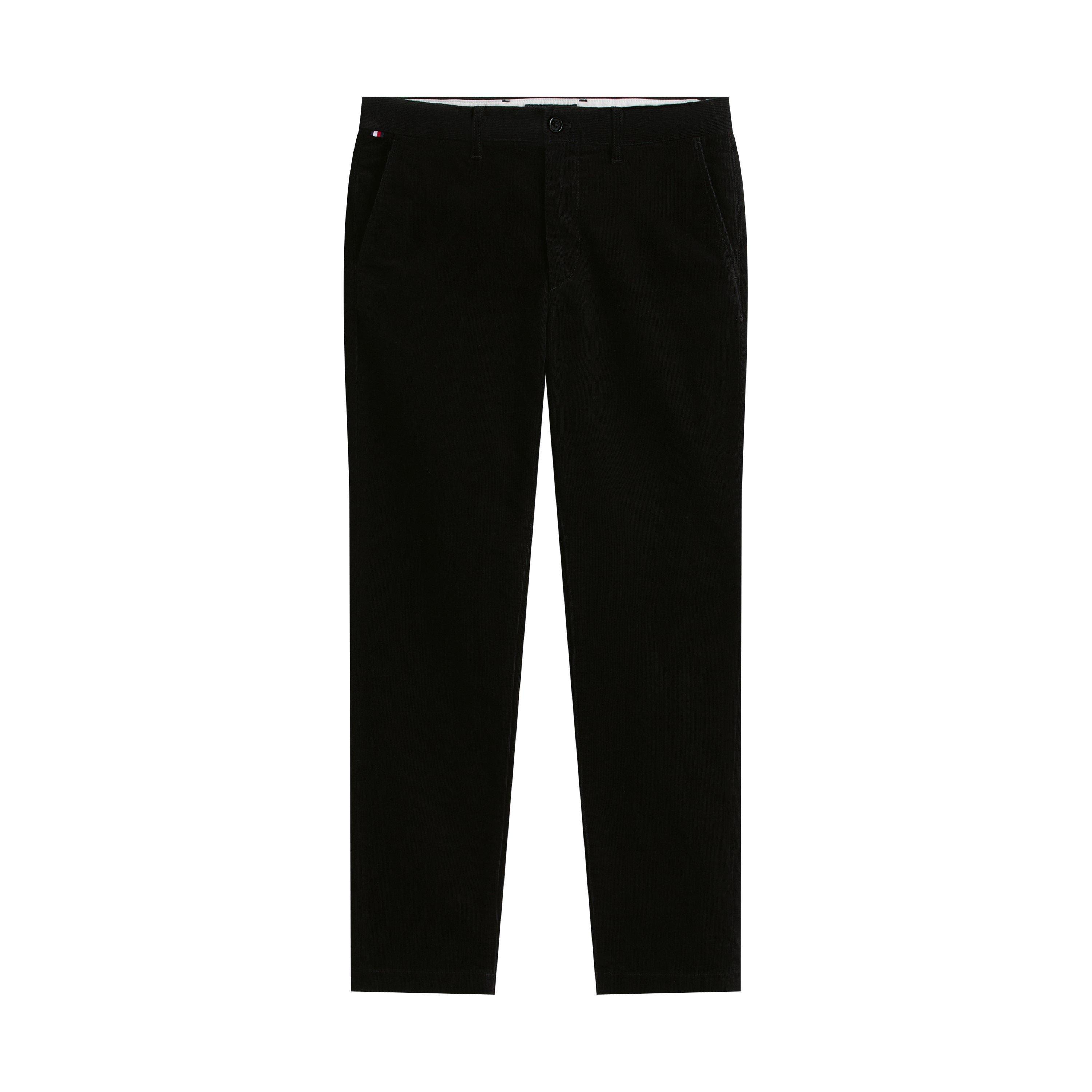Tommy Hilfiger Men's Denton Cord Chinos - Black Bds - 34W R