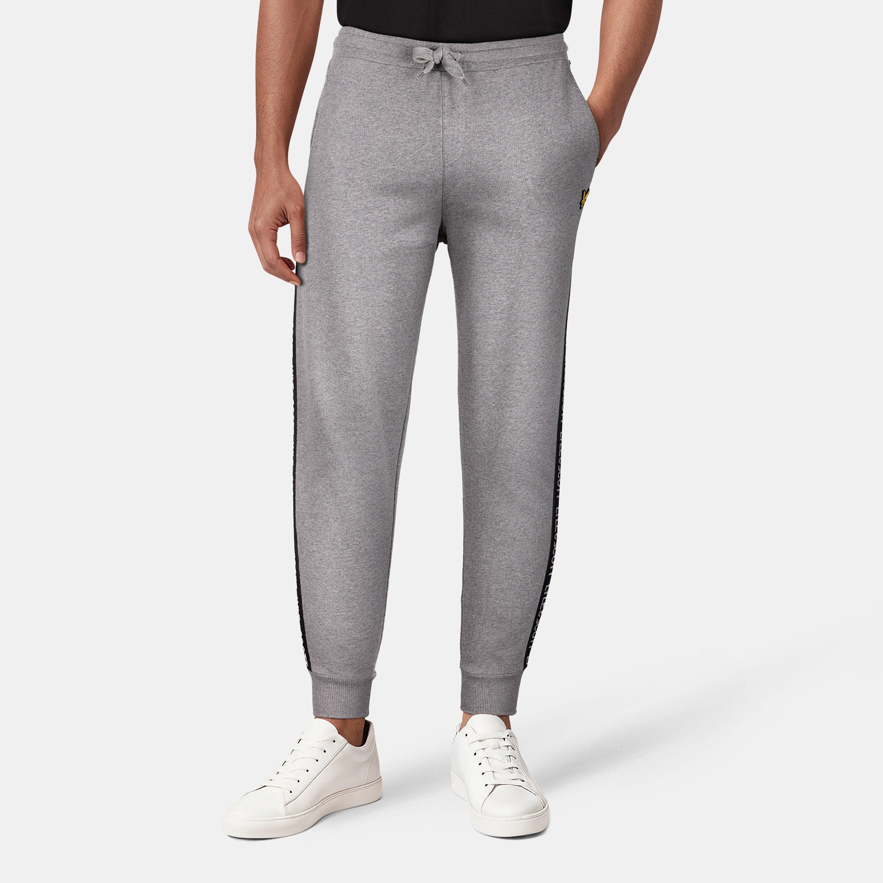 Grey T28 - Lyle and Scott - Eagle Tape Joggers - 3