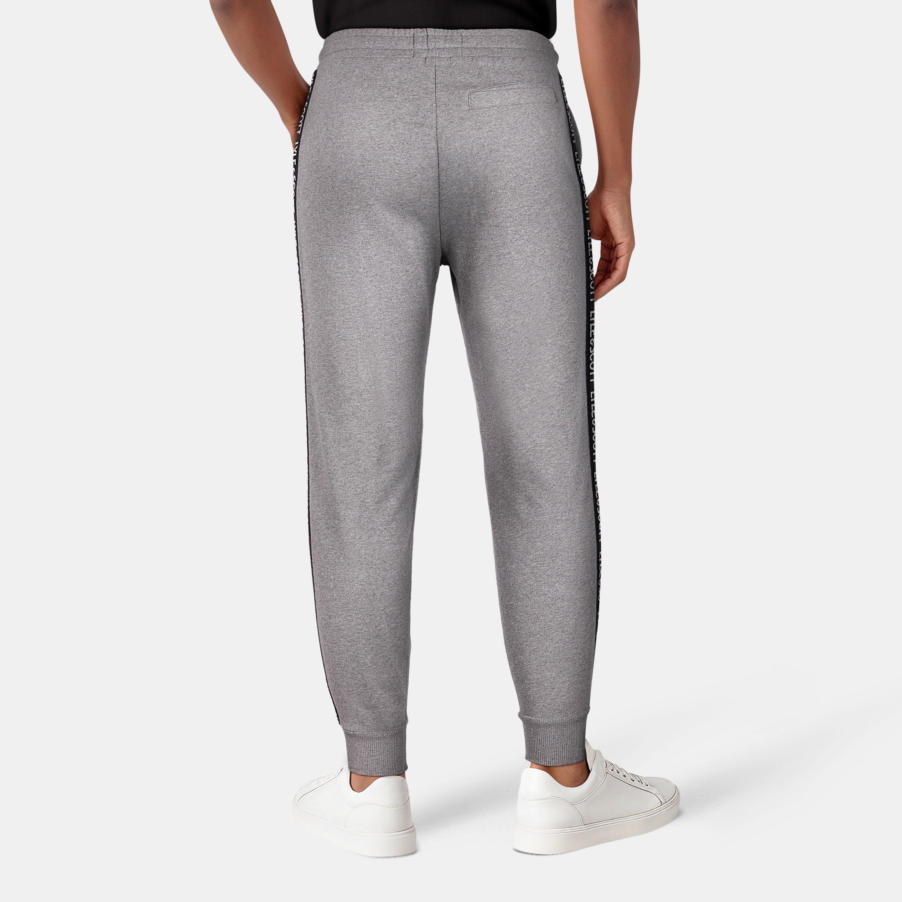Grey T28 - Lyle and Scott - Eagle Tape Joggers - 4