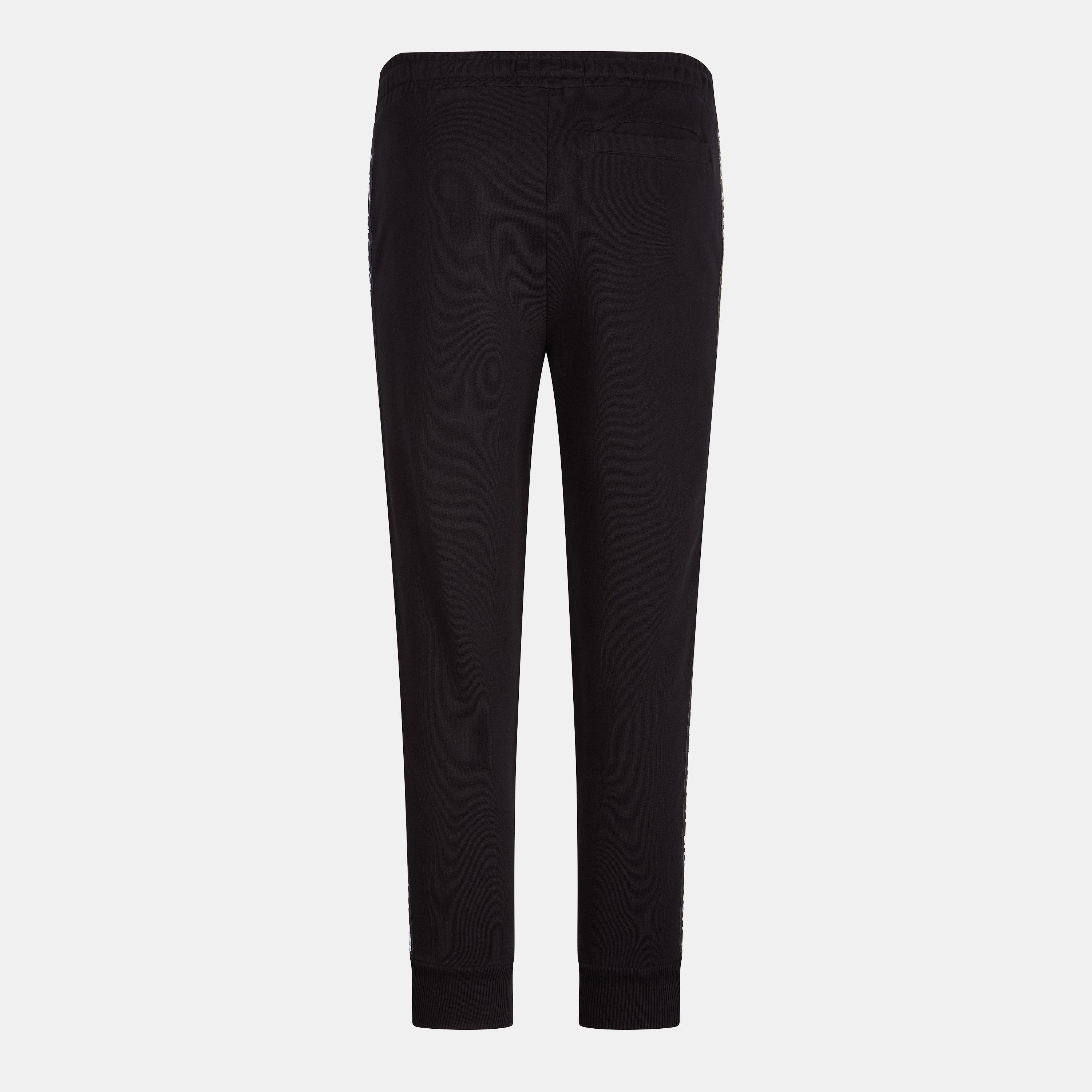 Black Z865 - Lyle and Scott - Golden Eagle Tape Joggers - 2