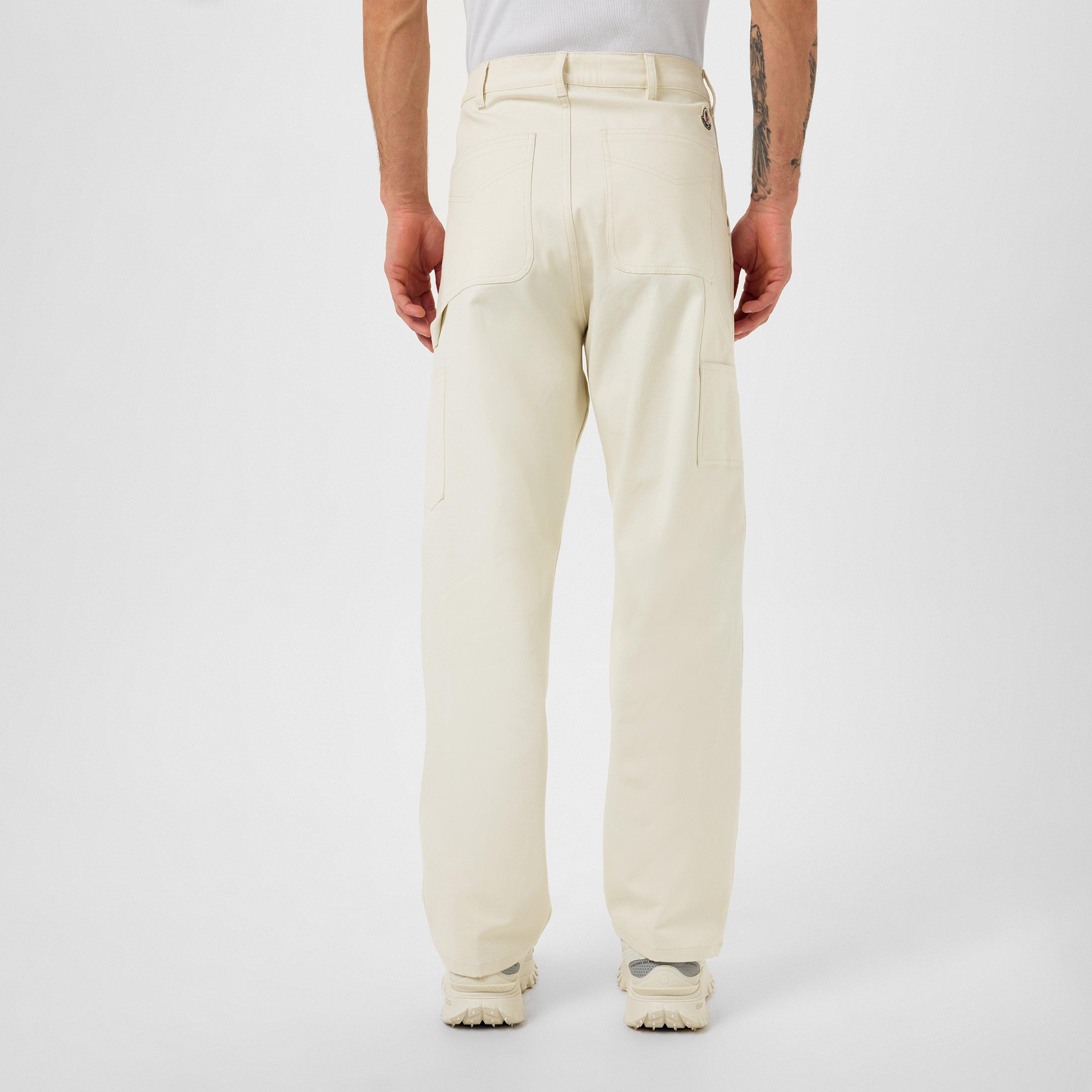 White 033 - Moncler - Logo Cargo Trousers - 3