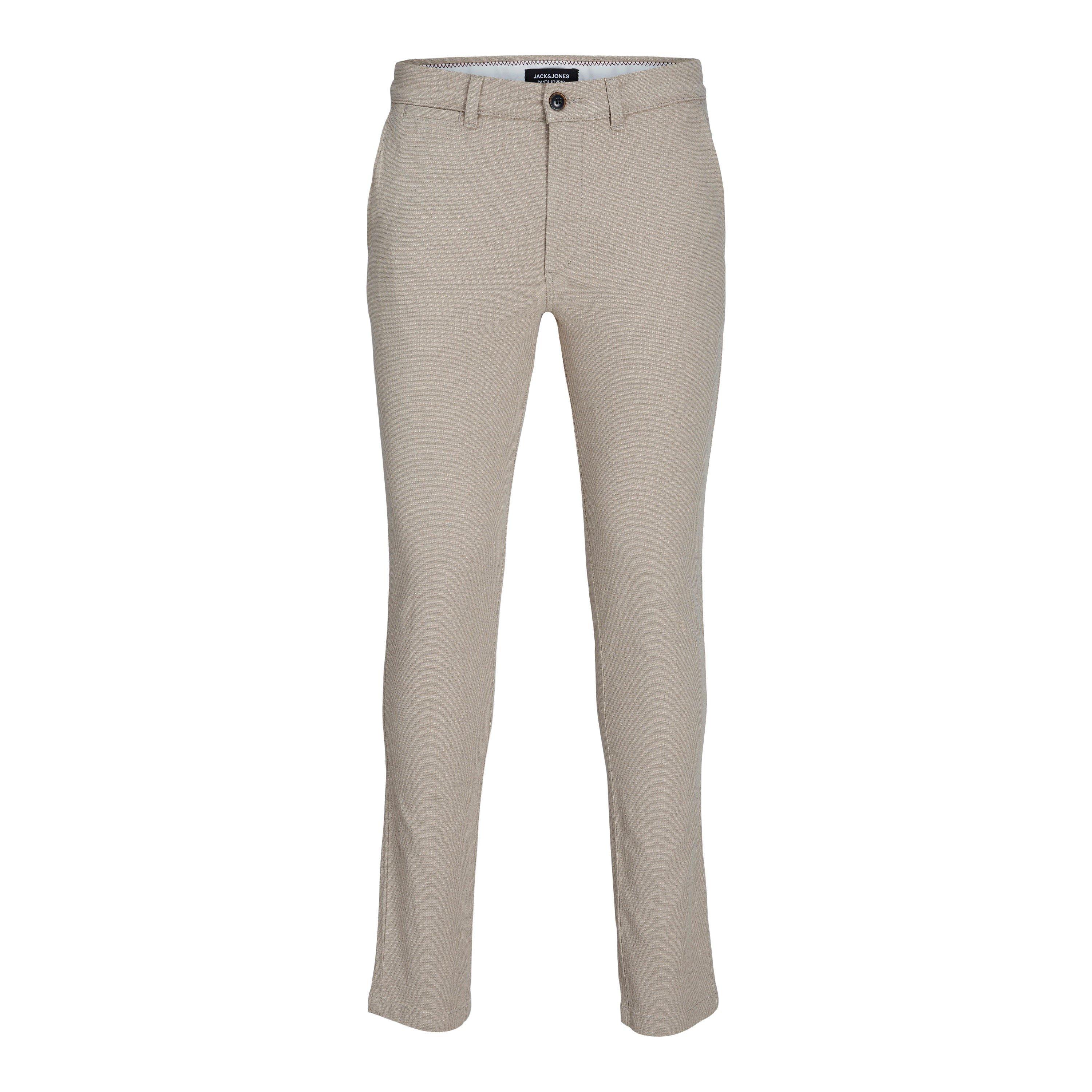 Jack And Jones Men's Dave Chino Trousers - Crockery - 31W R