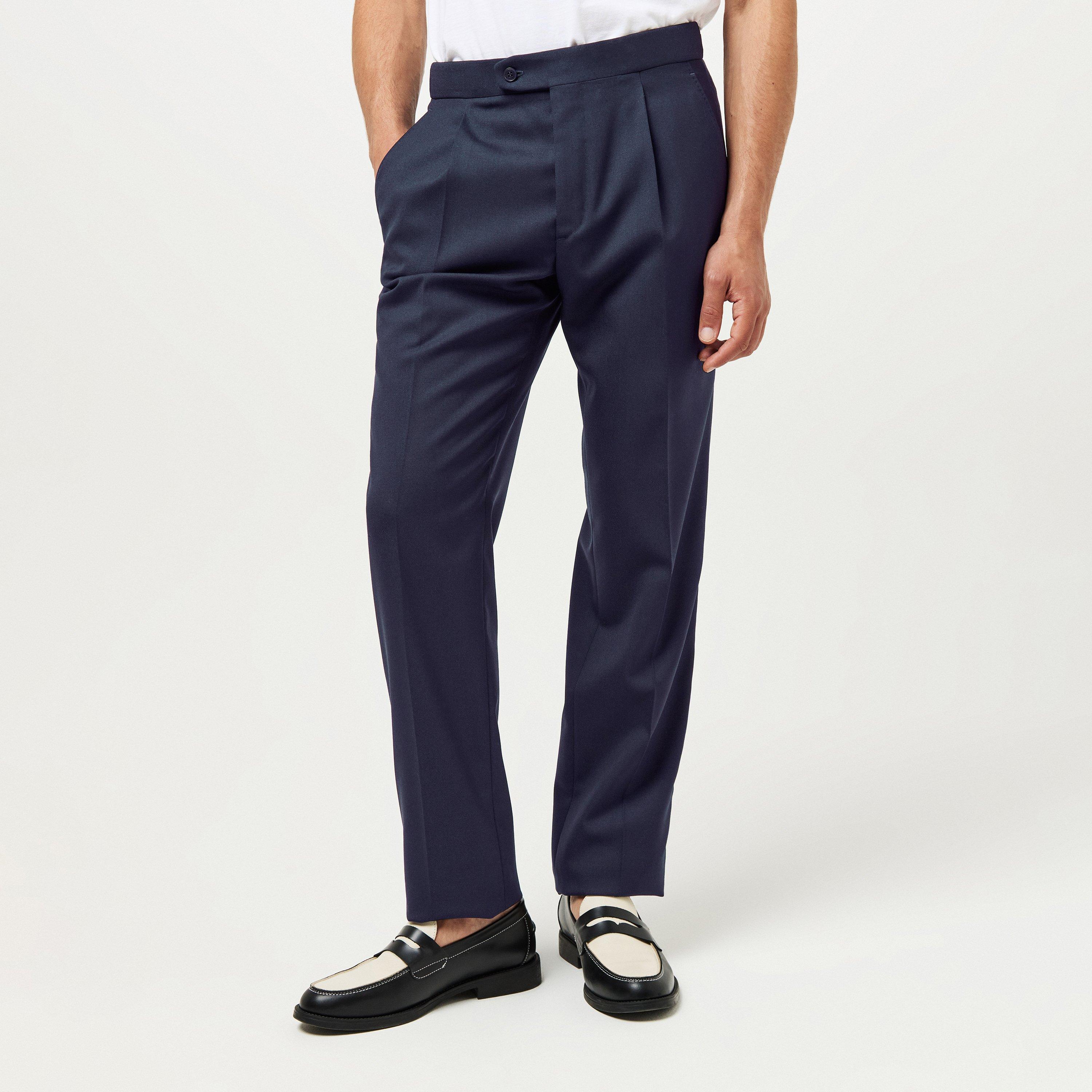 Navy - Brioni - Men's Chinos - 3