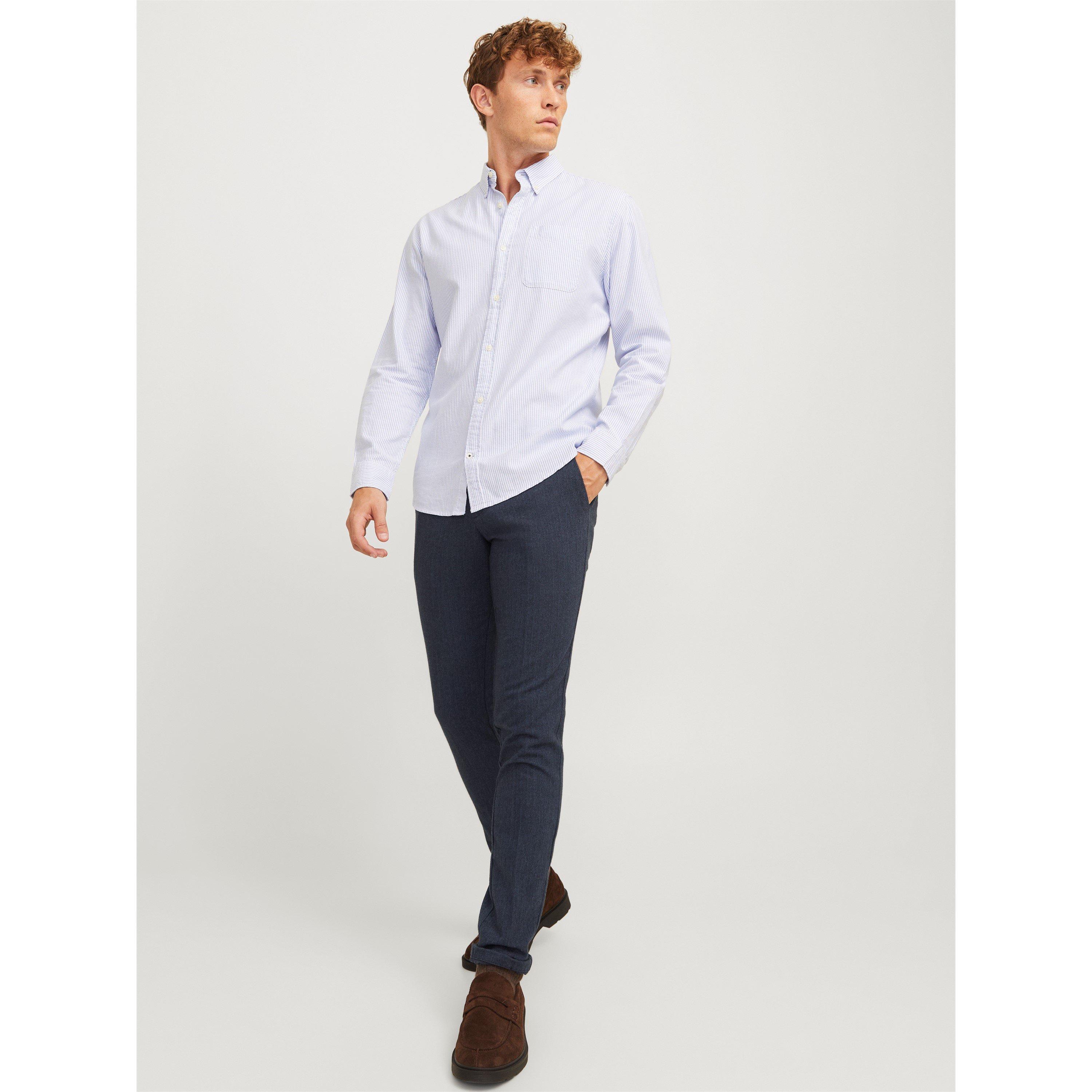 Navy Blazer - Jack and Jones - Men's Henry Chinos - 4