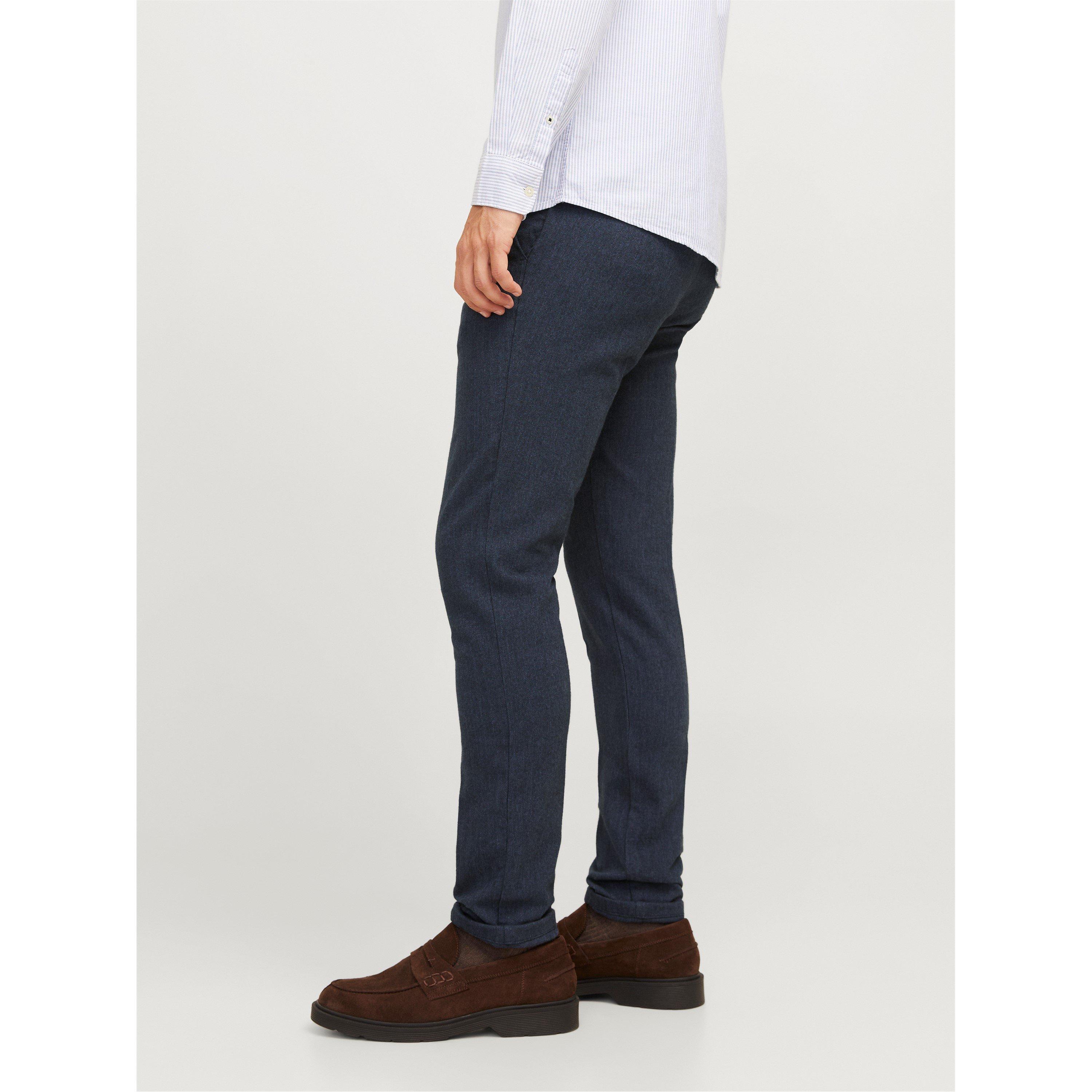 Navy Blazer - Jack and Jones - Men's Henry Chinos - 6