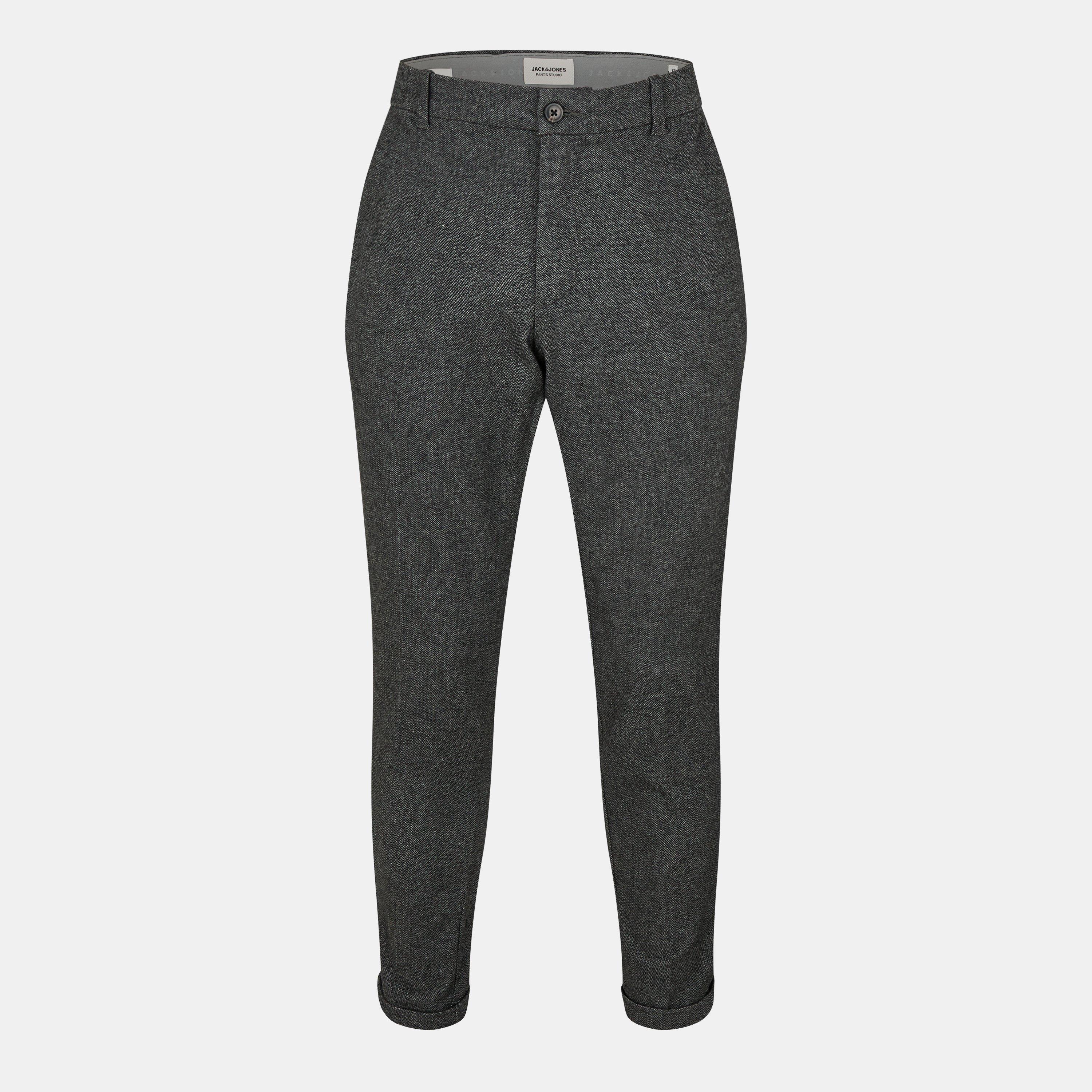 Jack And Jones Men's Henry Chinos - Grey Mel - 27W R