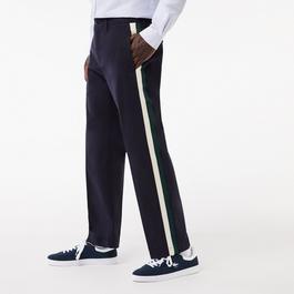 Lacoste Straight Fit Contrast Stripe Chinos