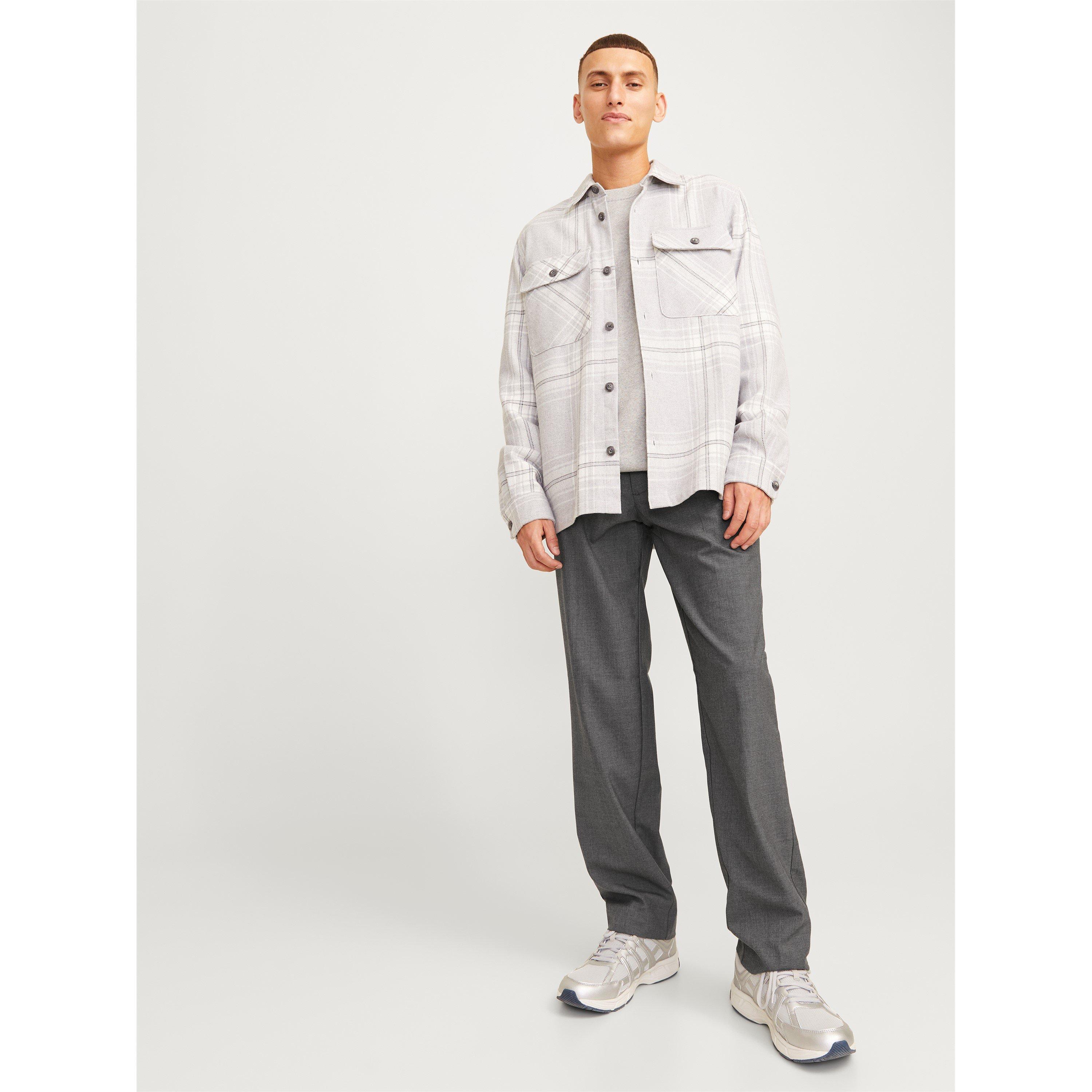 Dark Grey - Jack and Jones - Men's Karl Banks Chinos - 4