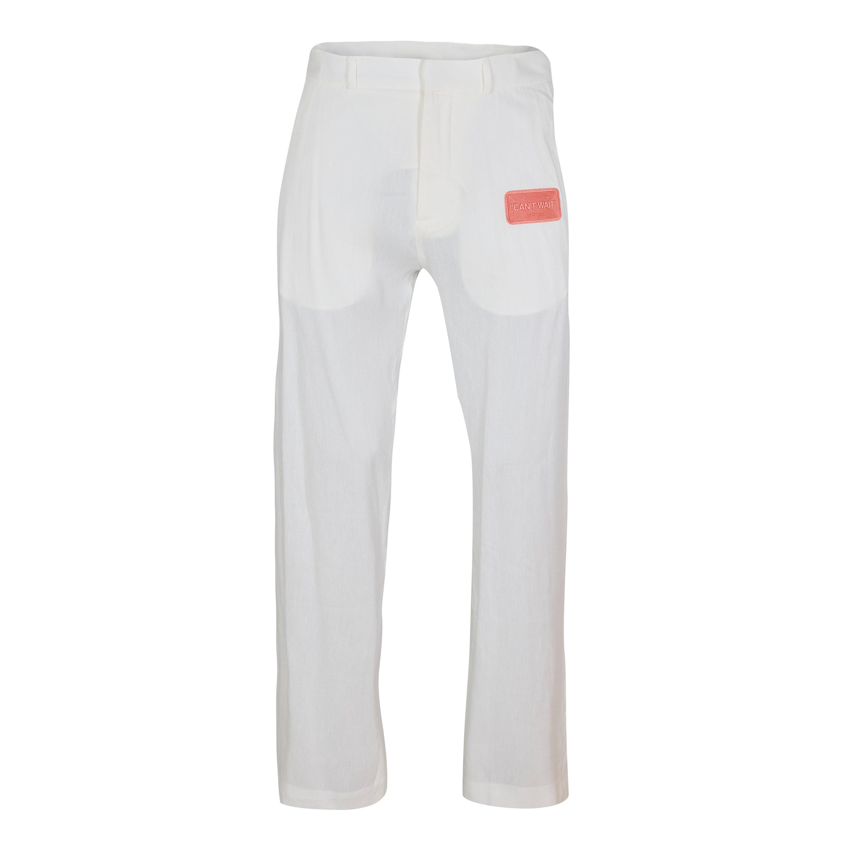 Off White Men's Tailored Fit Chinos - Cream - S