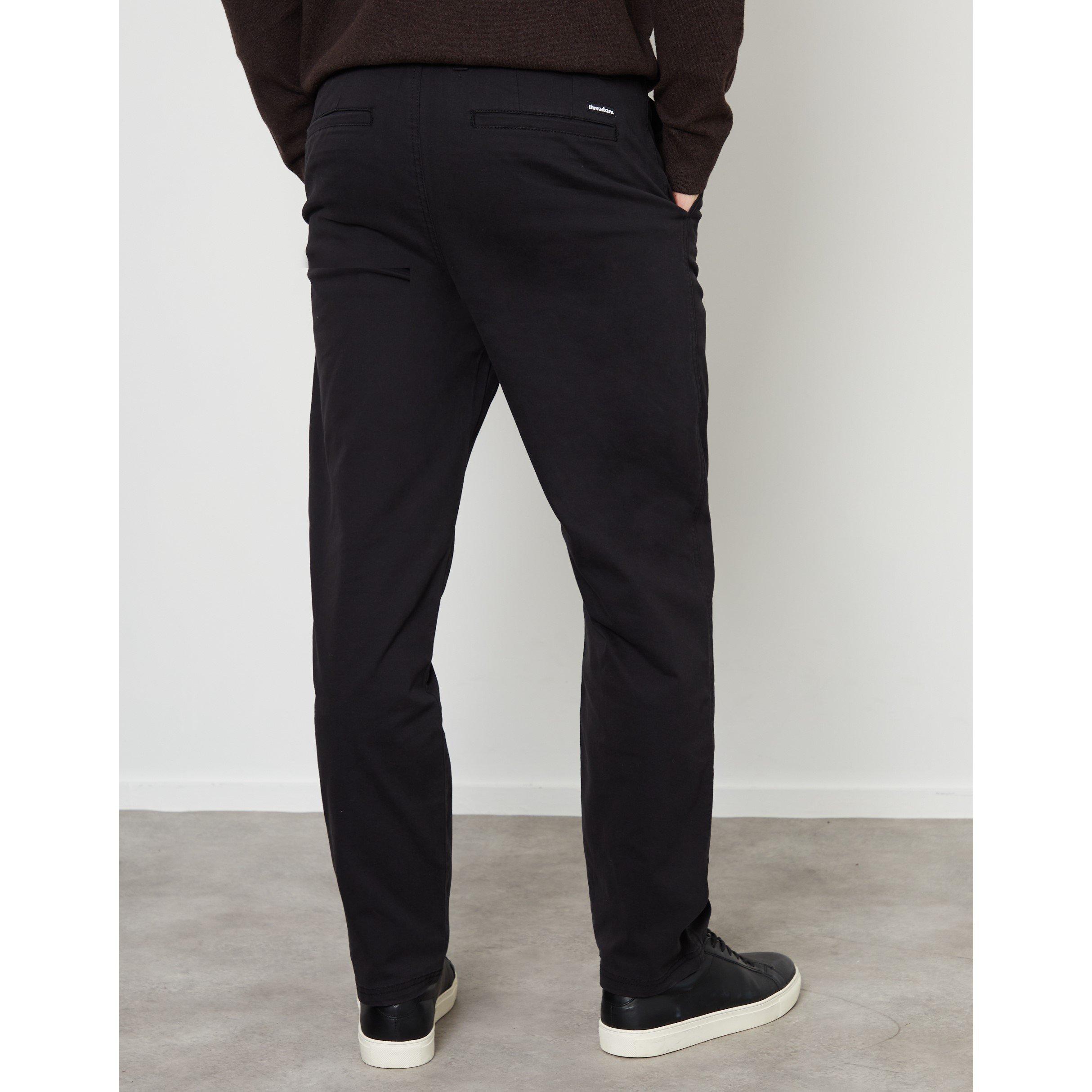 Negro - Threadbare - Men's Fog Chinos - 3