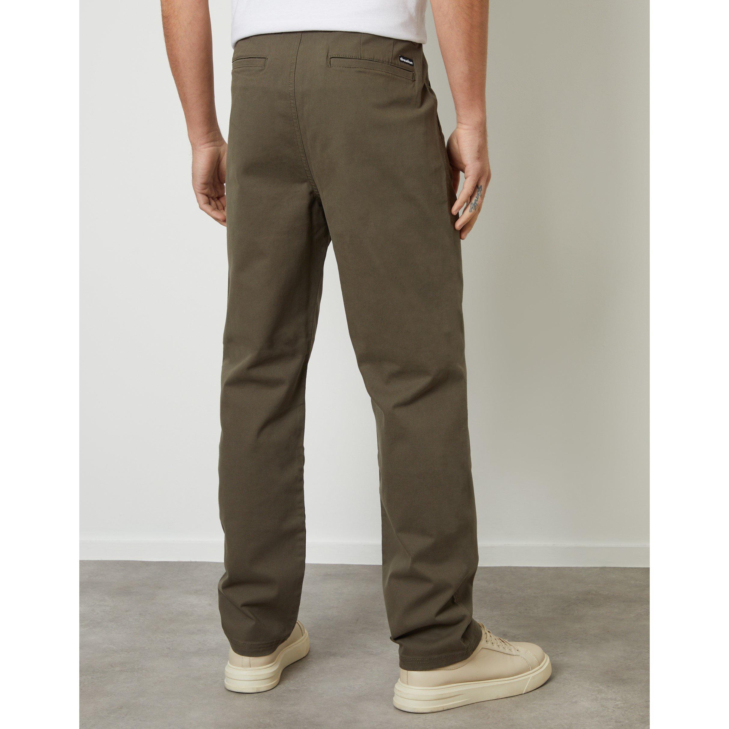 Kaki - Threadbare - Men's Fog Tailored Fit Chinos - 3