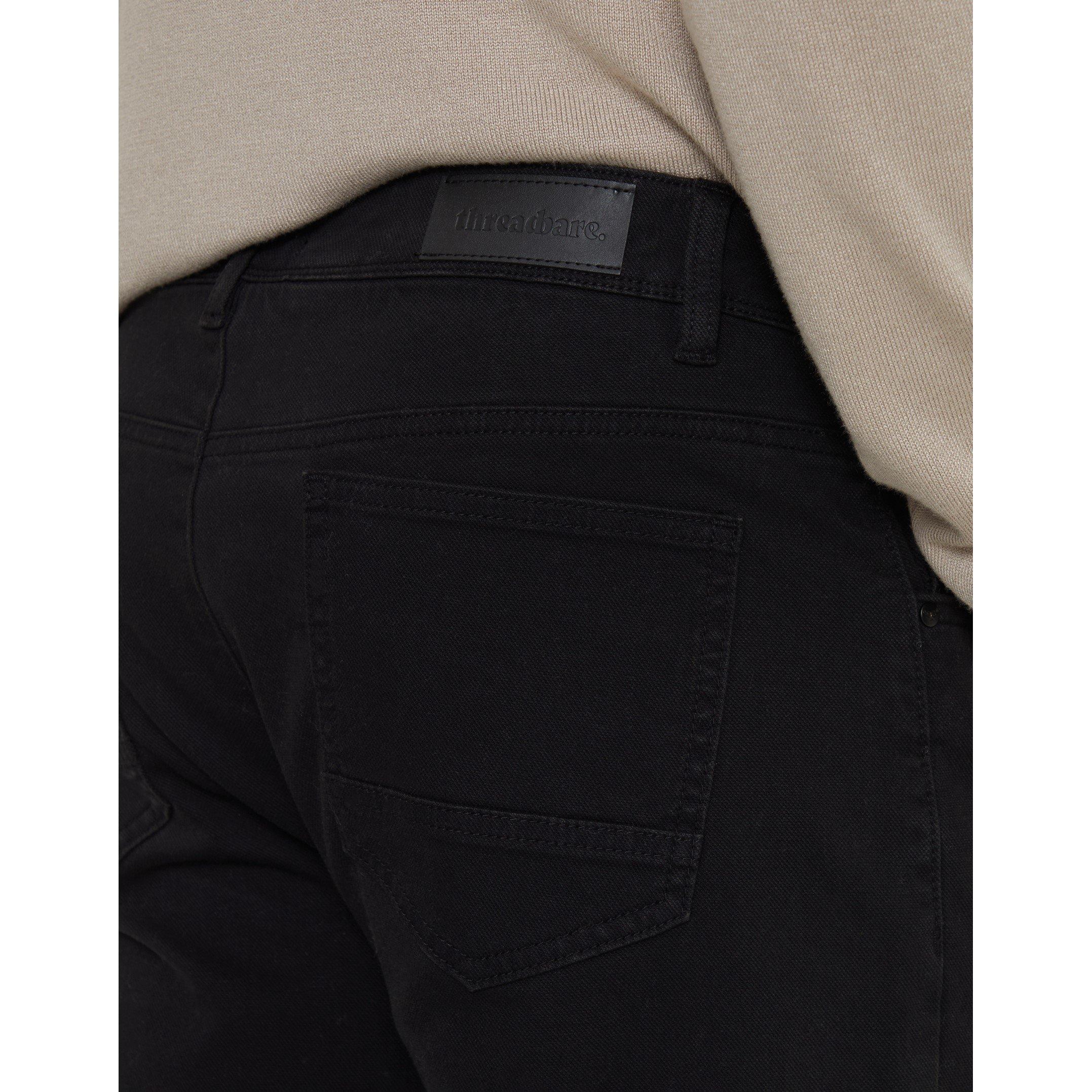 Black - Threadbare - Men's Wyesdale Chinos - 4
