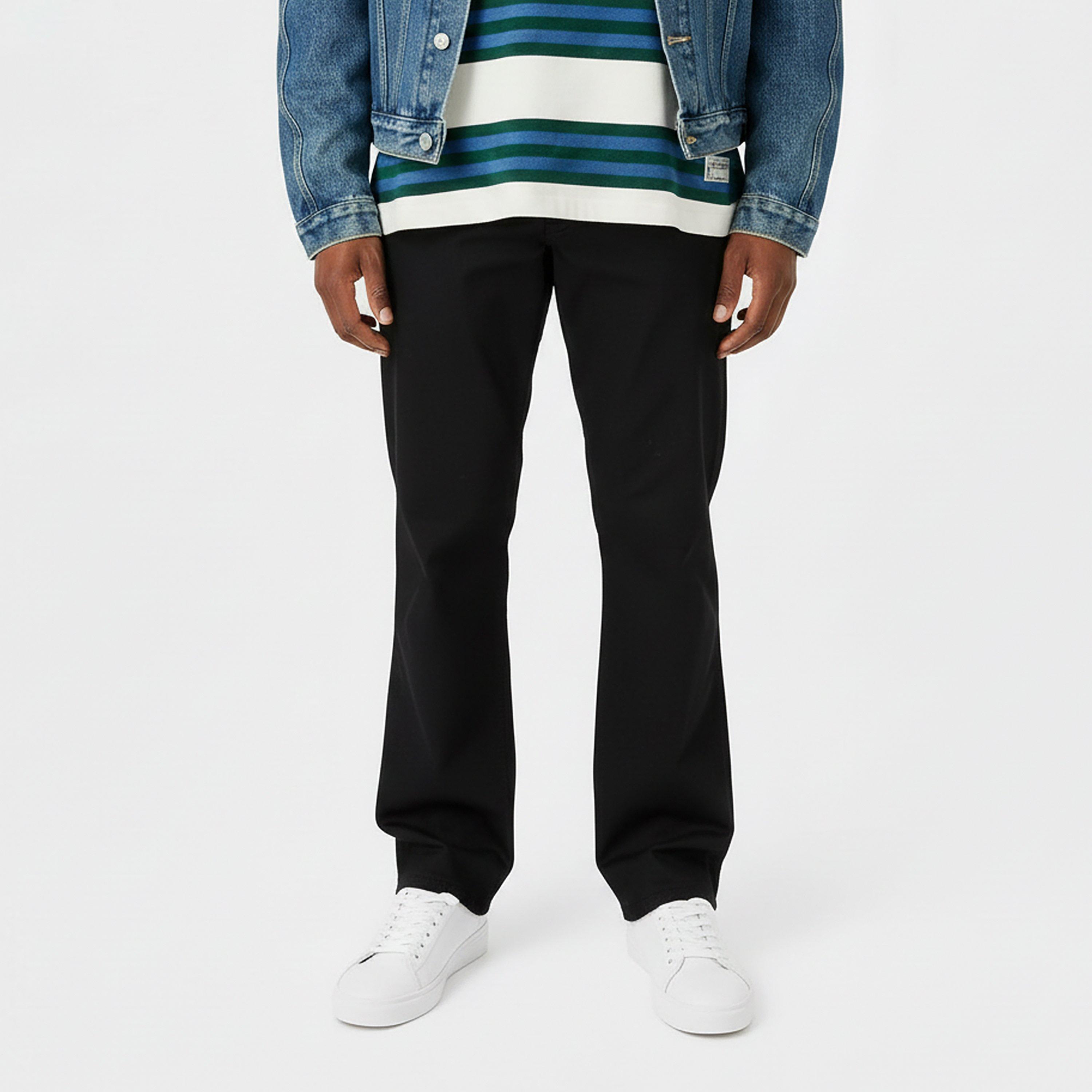 Noir - Vans - Vans Authentic Strt Chino Mens - 3