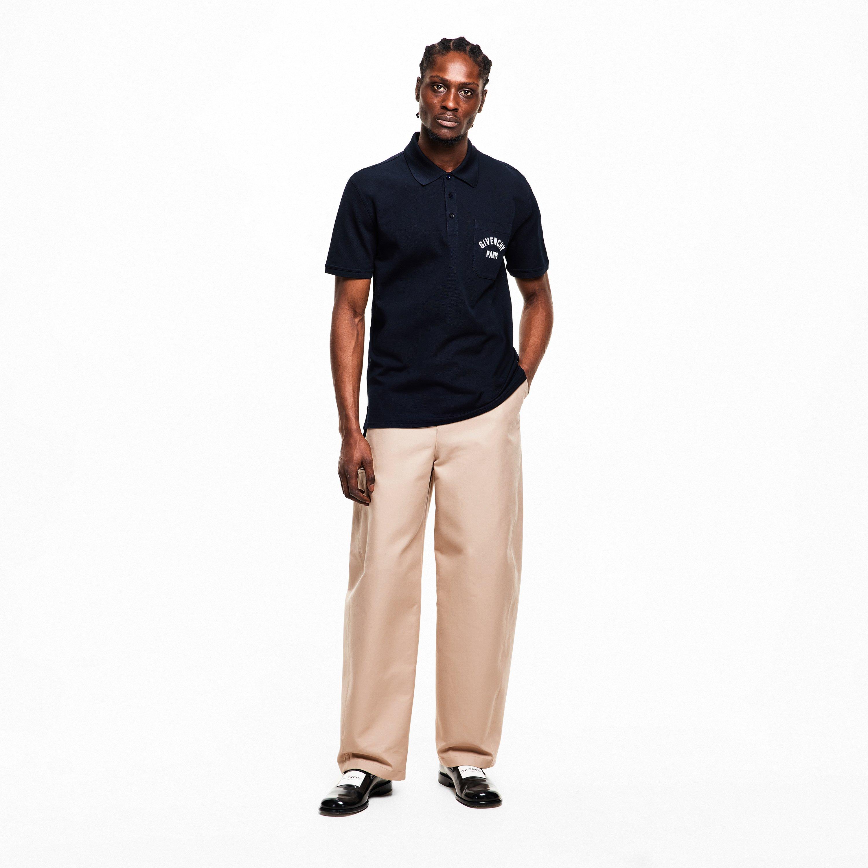 Beige - GIVENCHY - Men's GIV Logo Workwear Cargo Trousers - 6