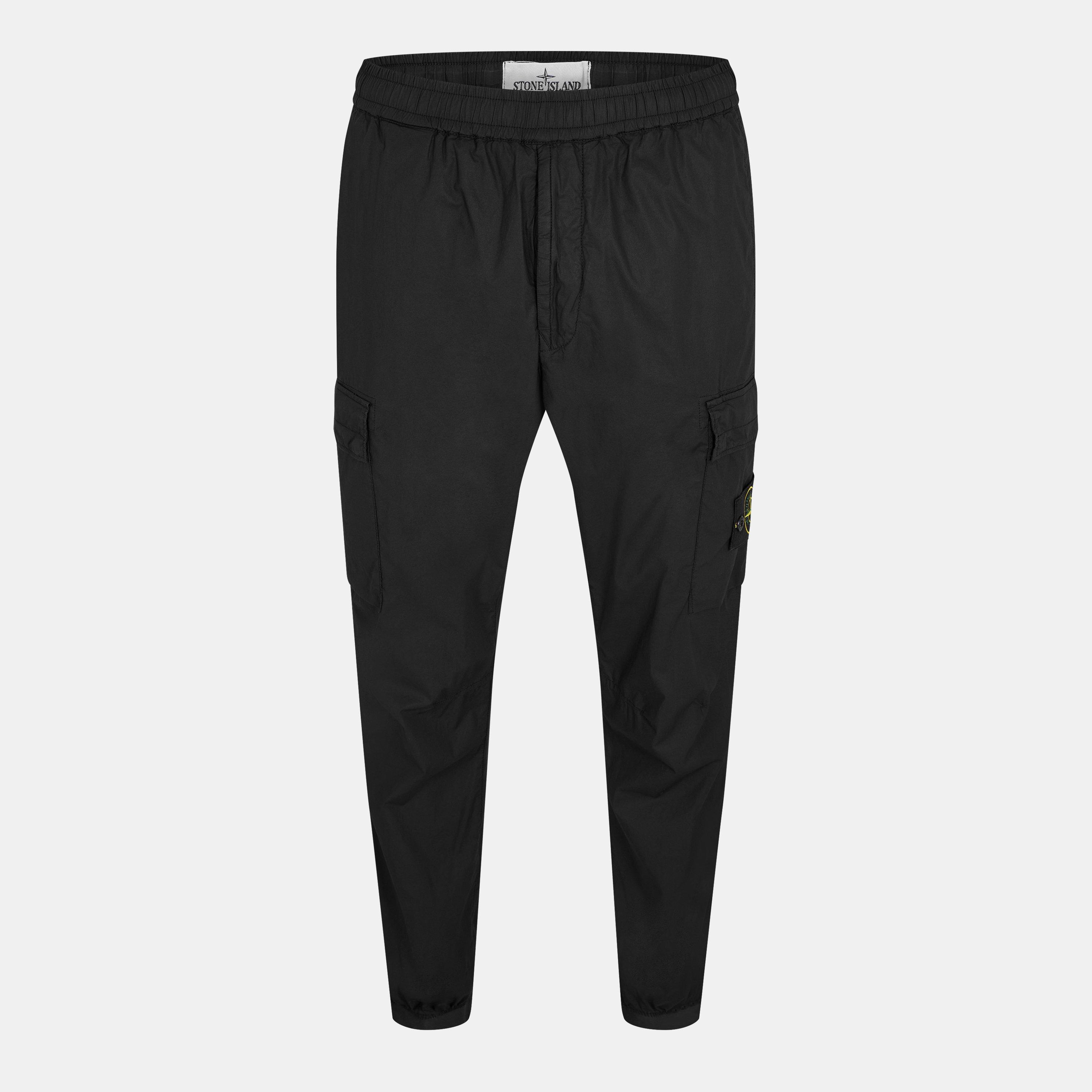 Stone Island Men's Tela Cargo Trousers - Black V0029 - XL