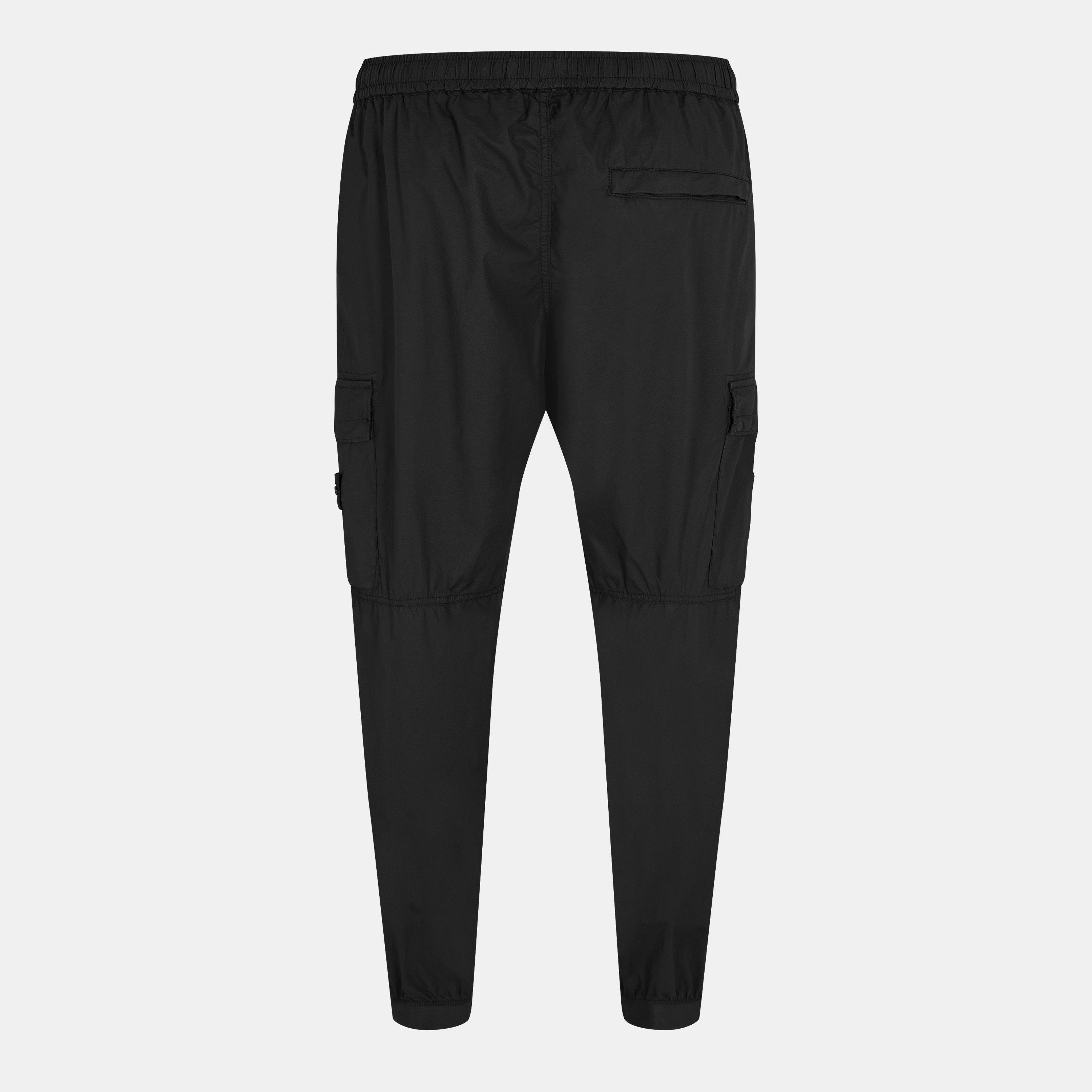Black V0029 - Stone Island - Men's Tela Cargo Trousers - 2