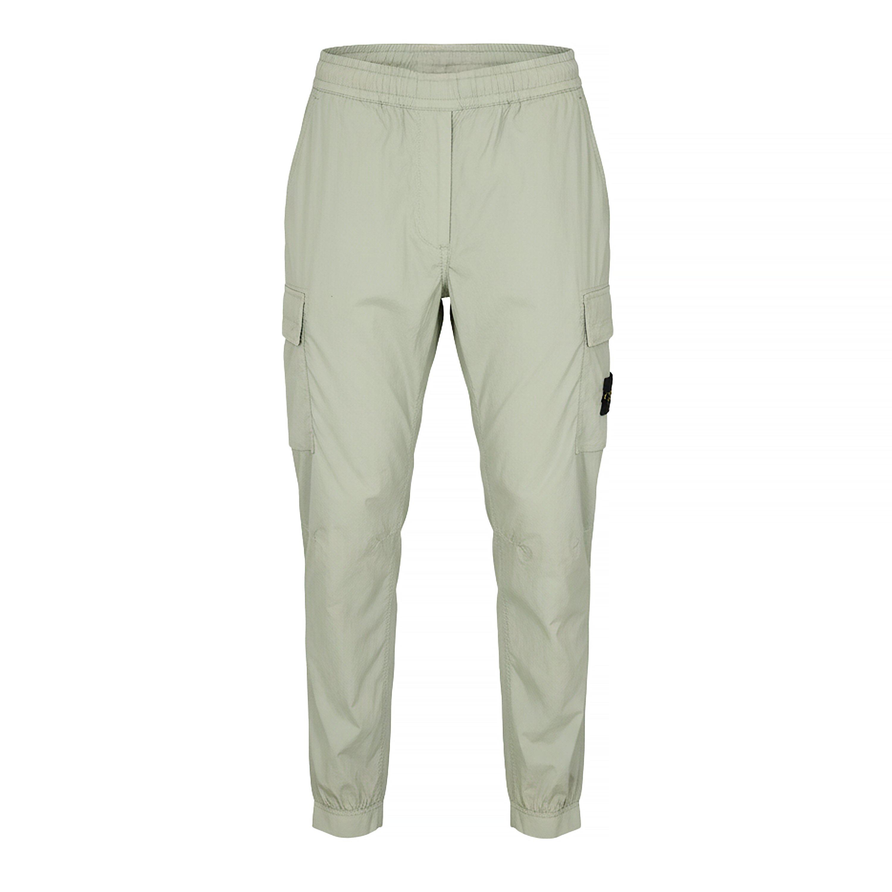 Stone Island Men's Tela Cargo Trousers - Sage V0055 - XL