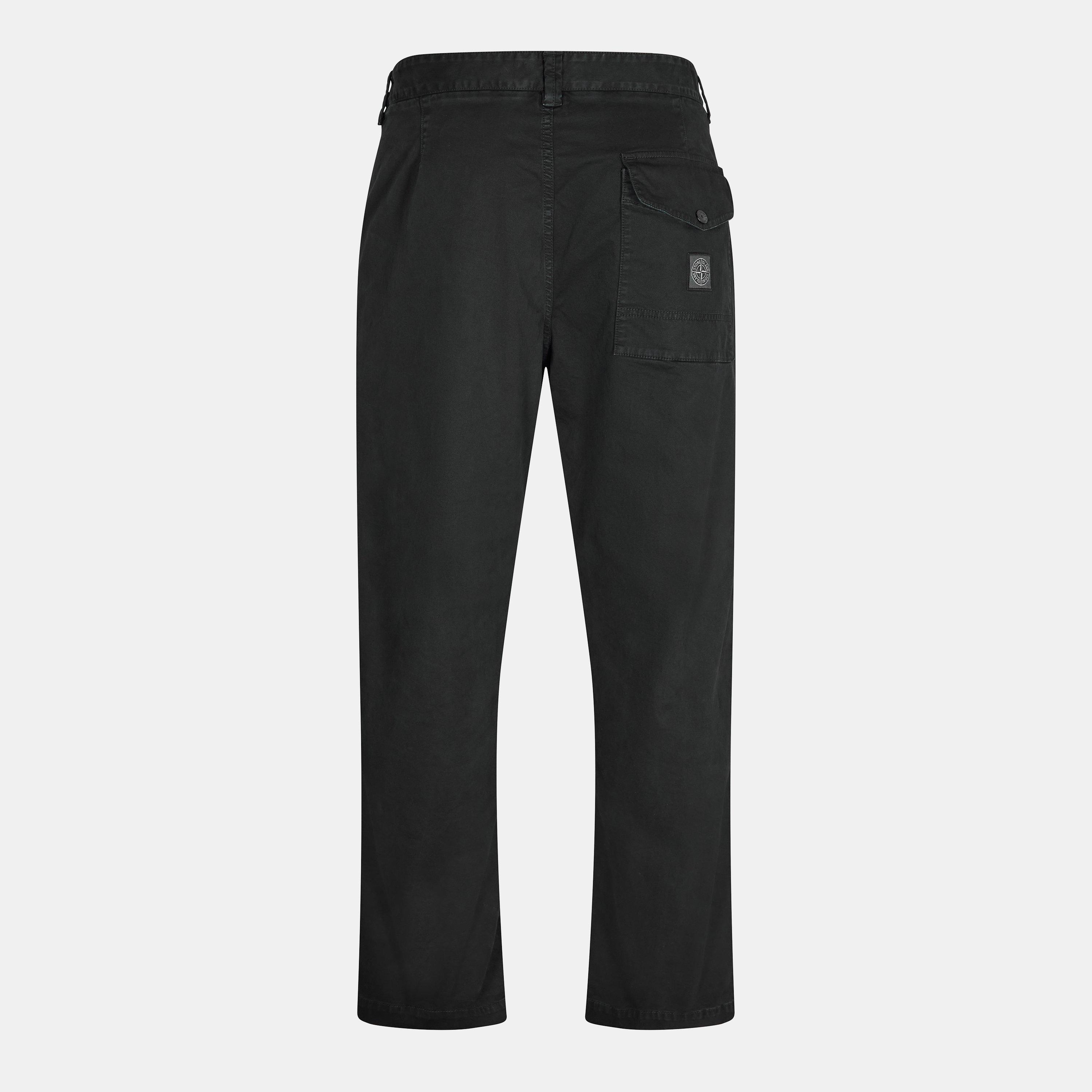 Black V0129 - Stone Island - Stone Patch Chino Sn62 - 2
