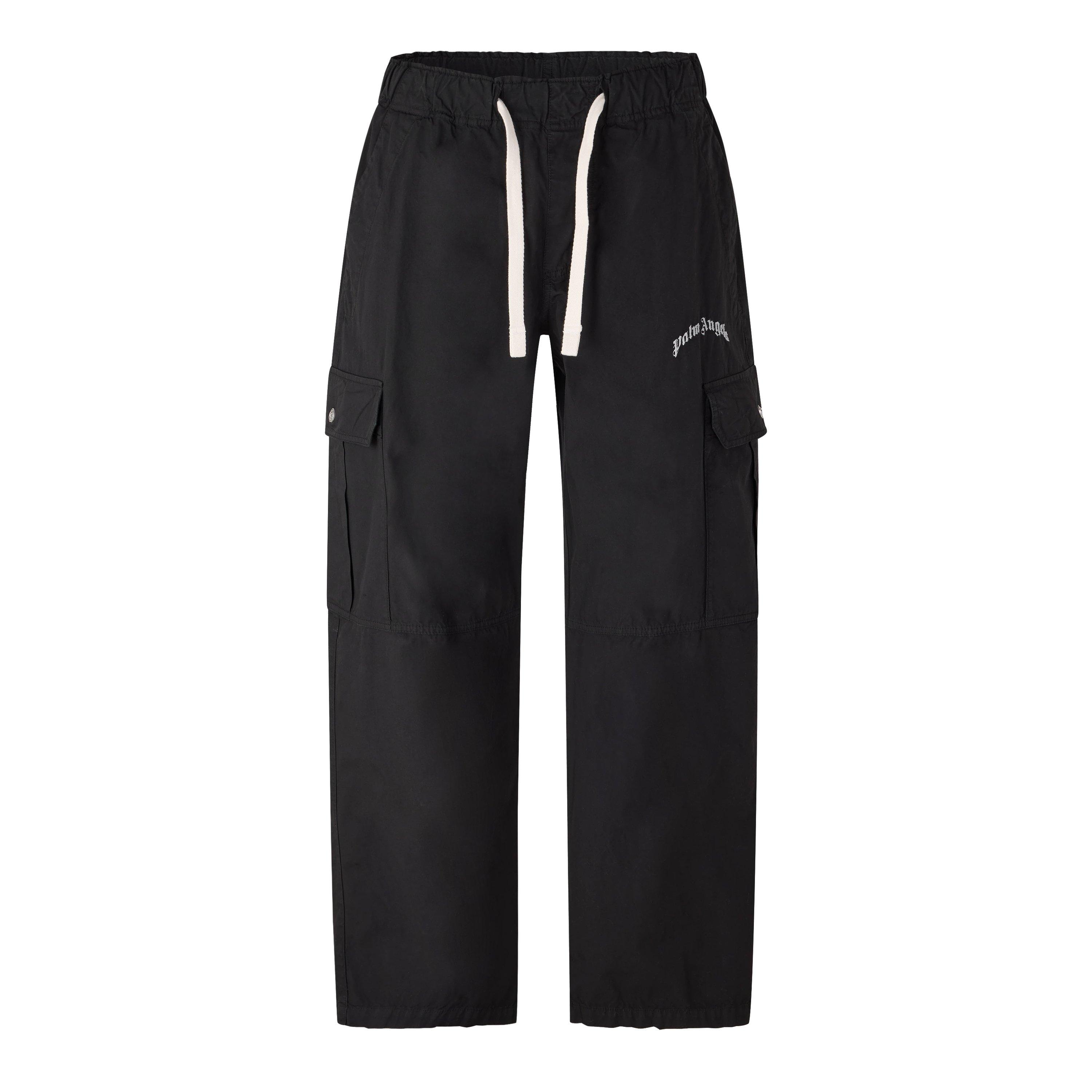 Black - Palm Angels - Men's Cargo Trousers - 1