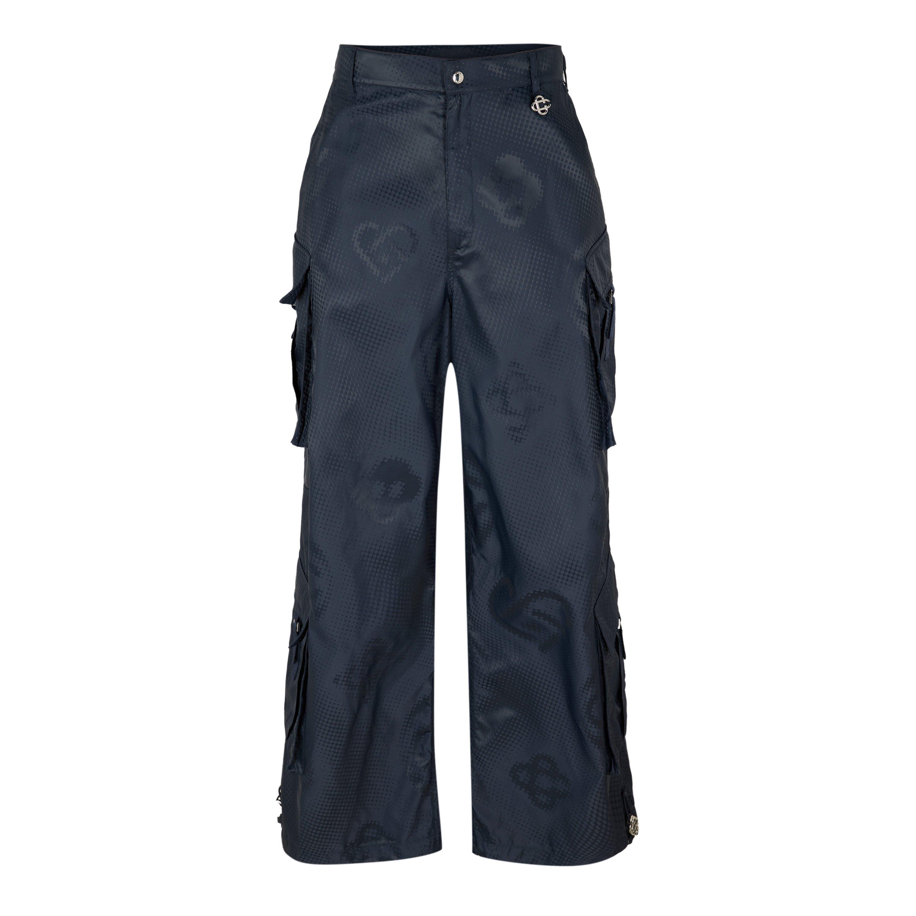 Casablanca Men's Cargo Trousers - Satin Black - Large