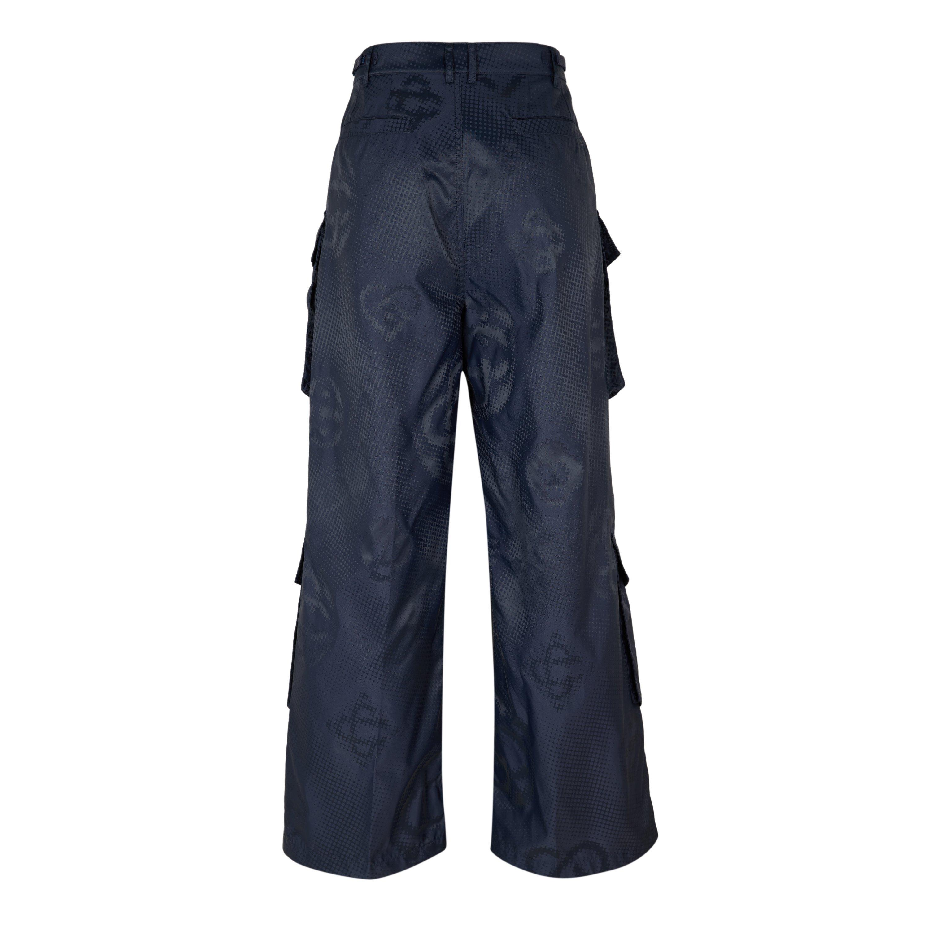 Satin Black - Casablanca - Men's Cargo Trousers - 2