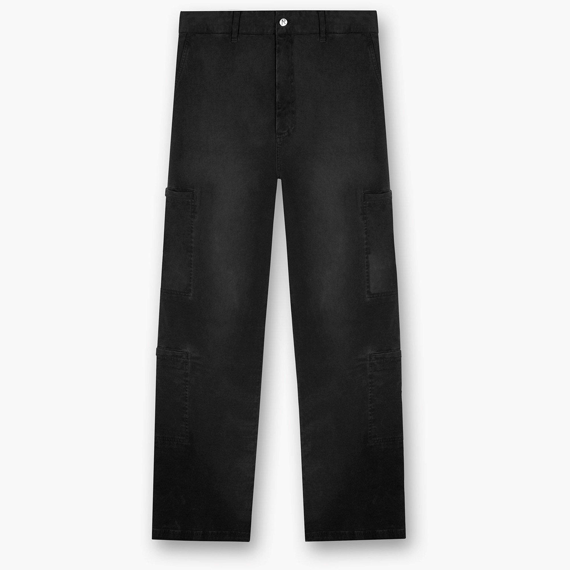 Represent Men's Tailored Cargo Trousers - Jet Black - 2XL