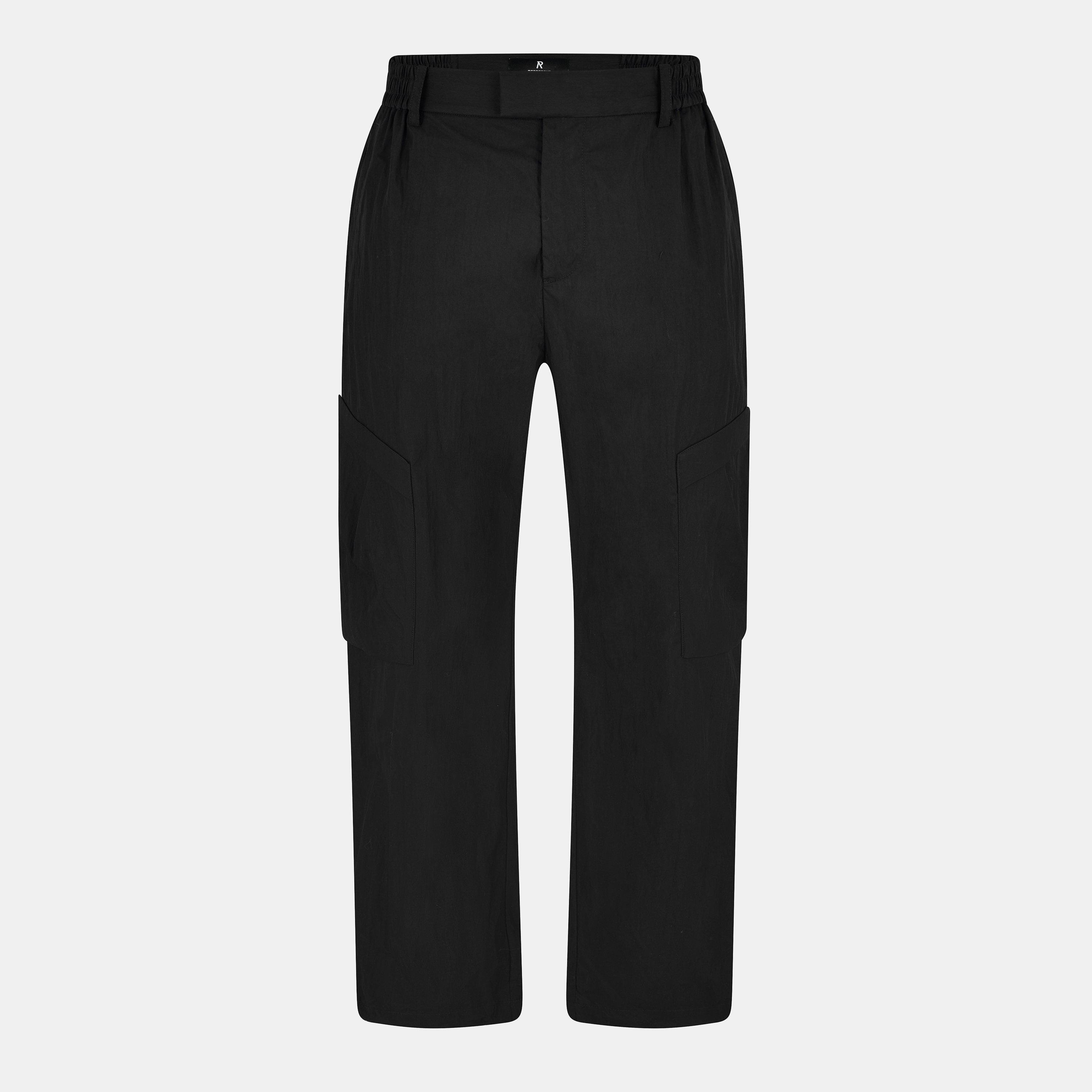 Represent Men's Rep Tech Technical Fabric Cargo Trousers - Jet Black - L