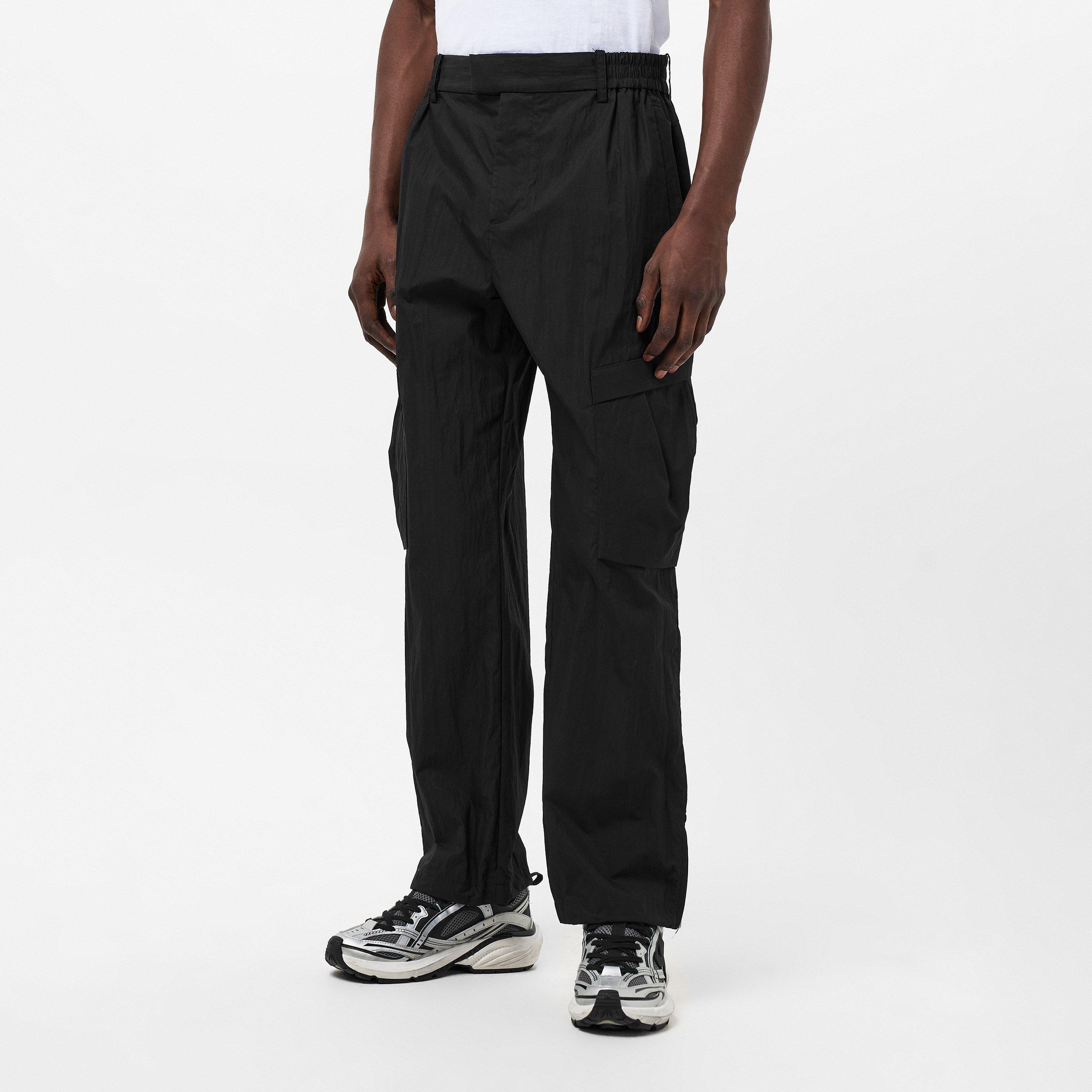 Jet Black - Represent - Men's Rep Tech Cargo Trousers - 3