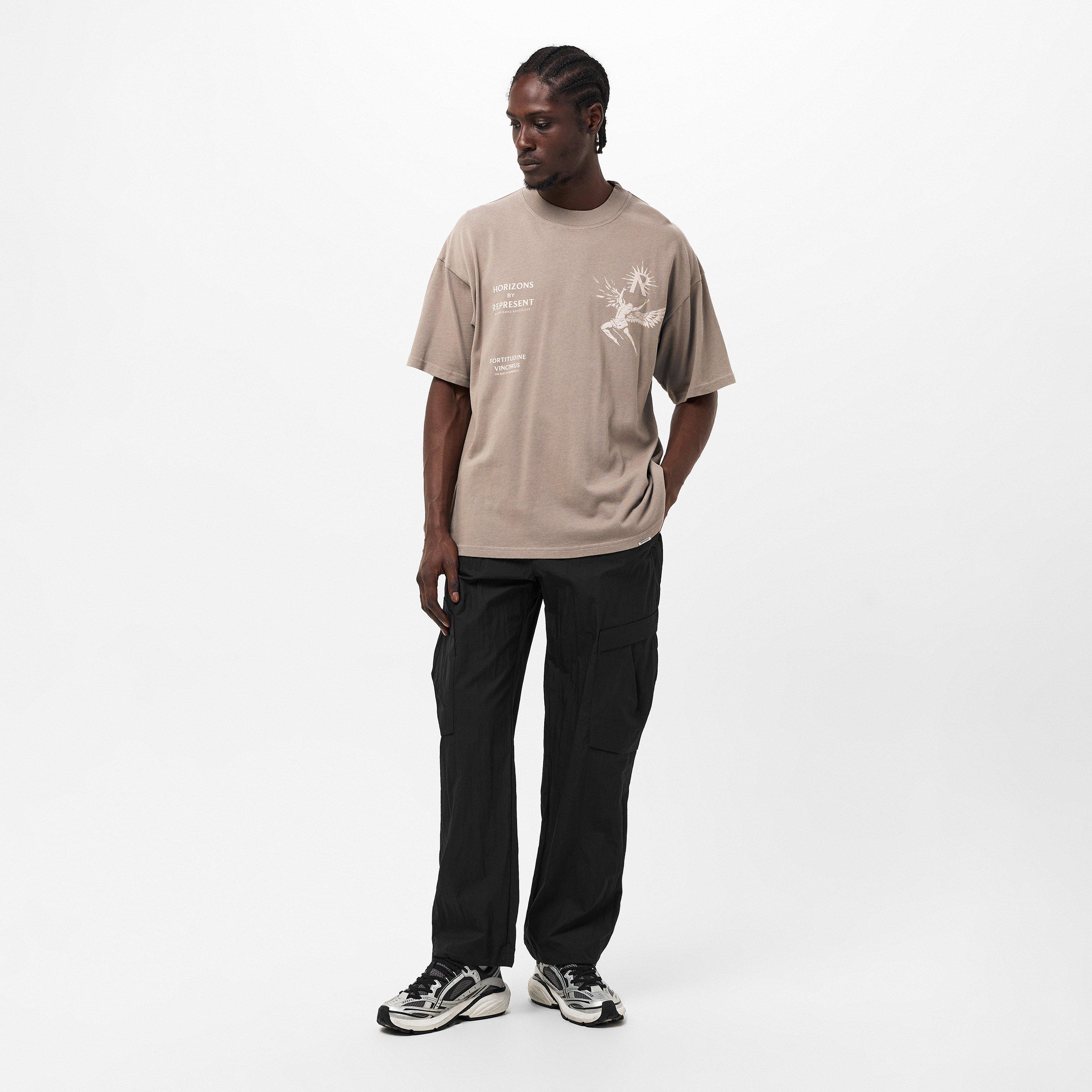 Jet Black - Represent - Men's Rep Tech Cargo Trousers - 6