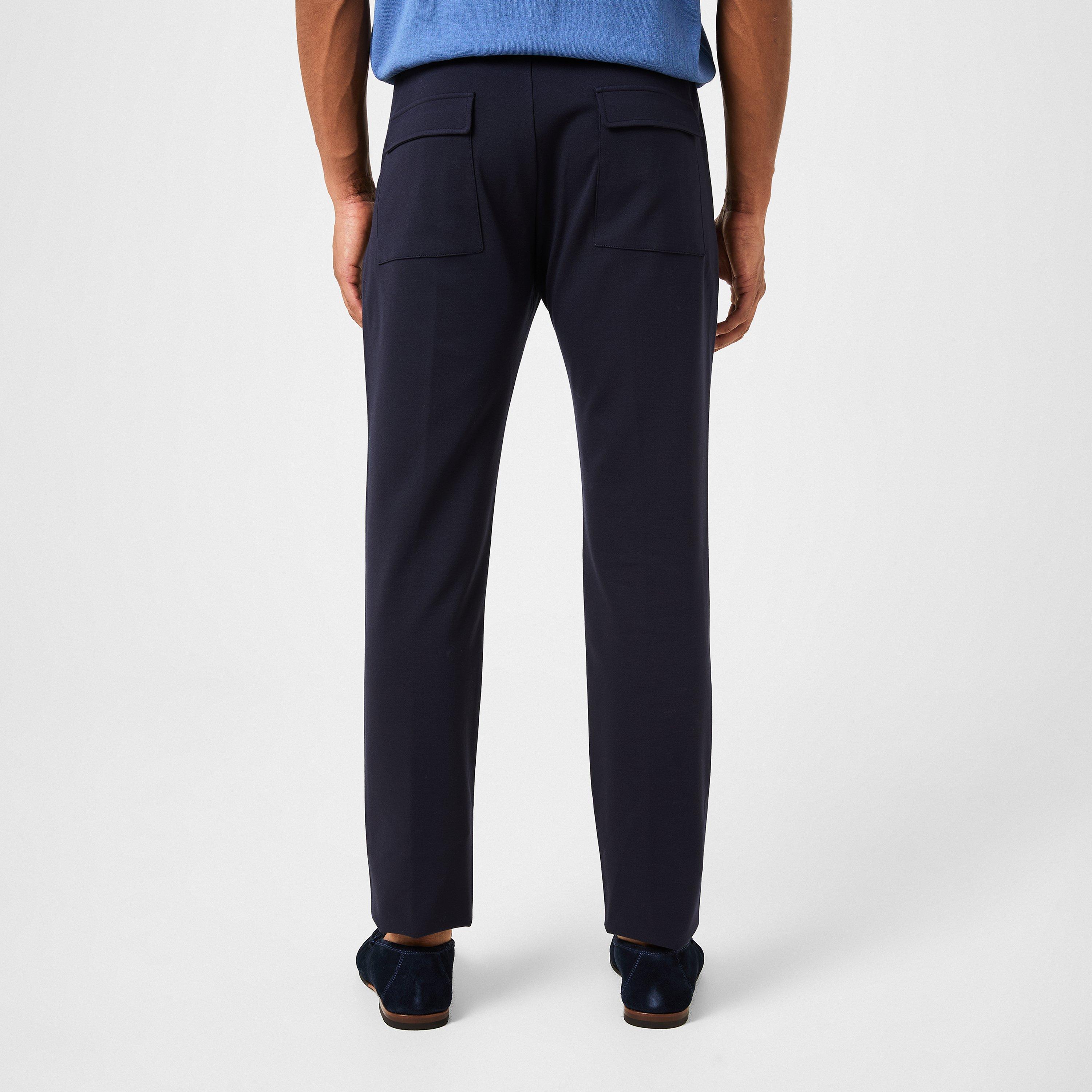 Dark Blue 301 - Canali - Men's Chinos - 4