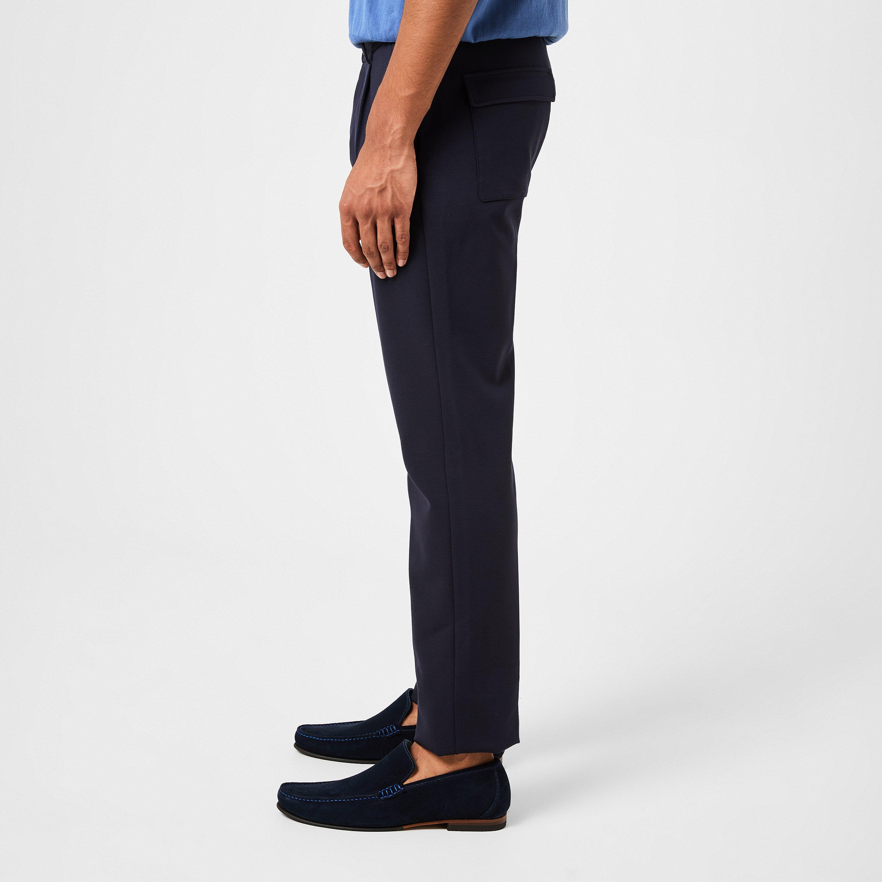 Dark Blue 301 - Canali - Men's Chinos - 5