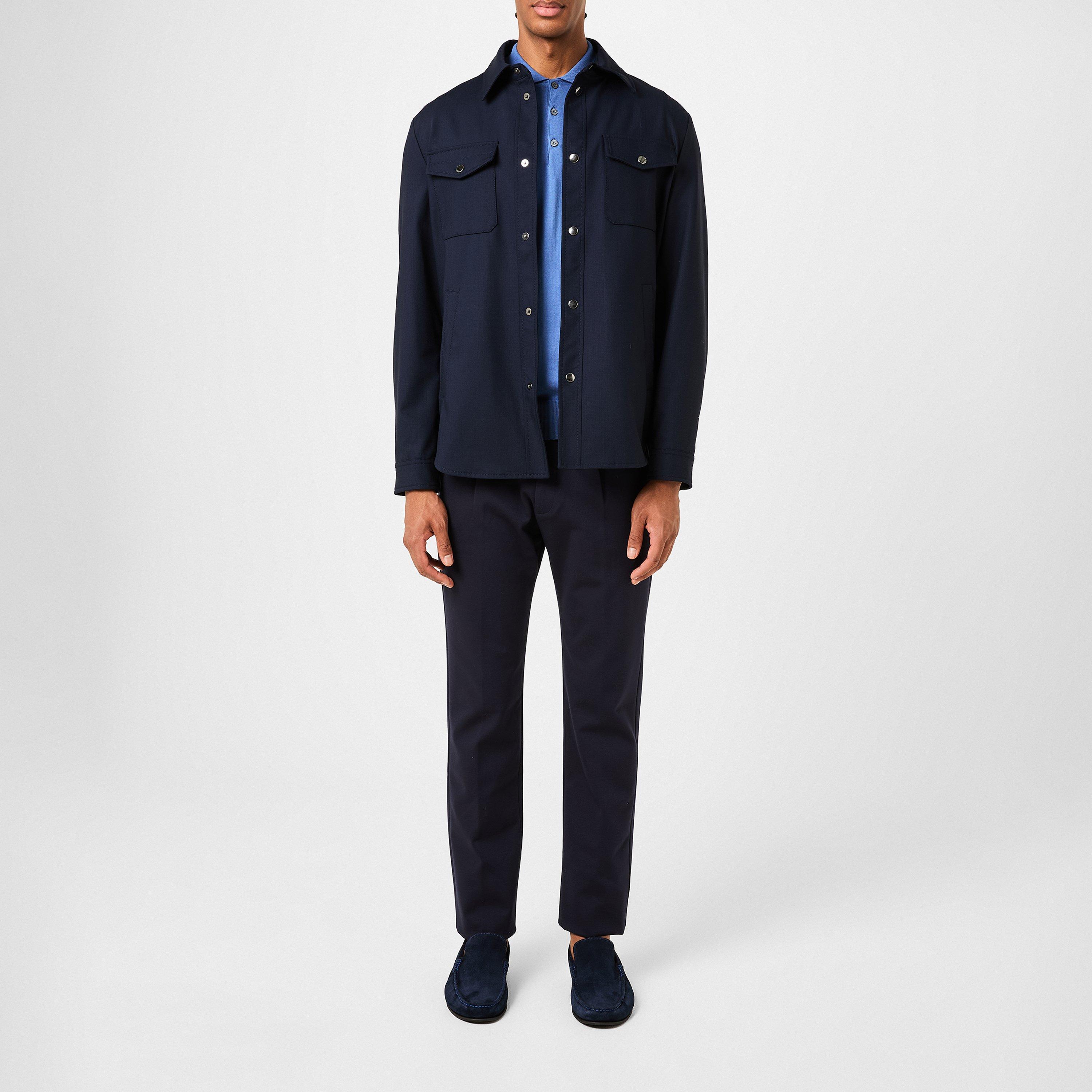 Dark Blue 301 - Canali - Men's Chinos - 6