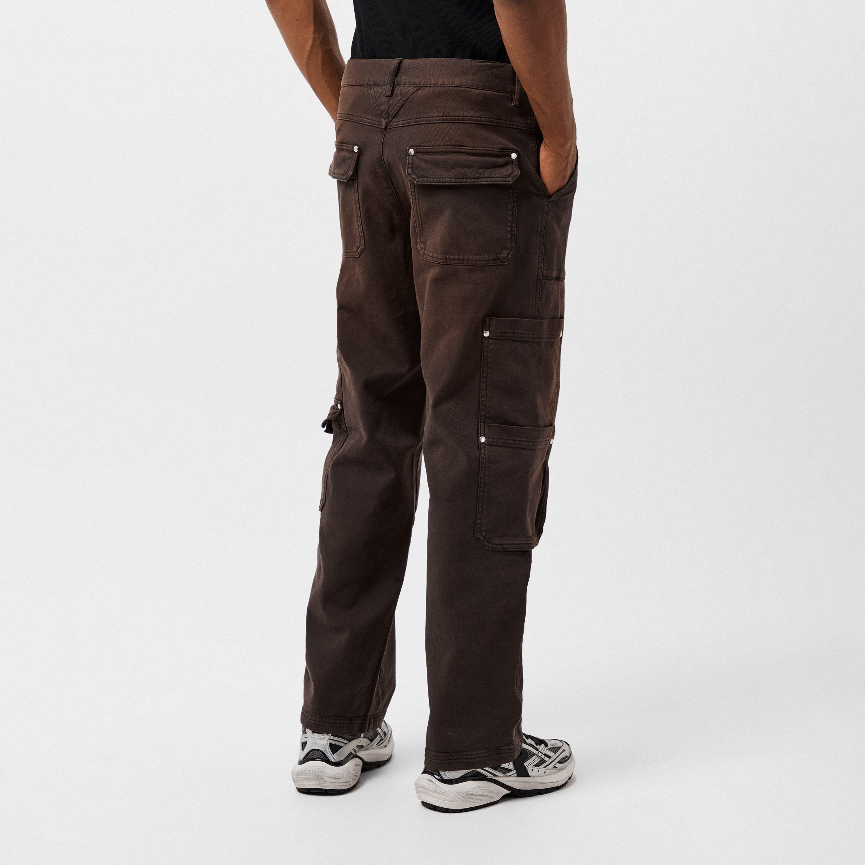 Cedar - Represent - Men's Rep Workshop Cargo Trousers - 4