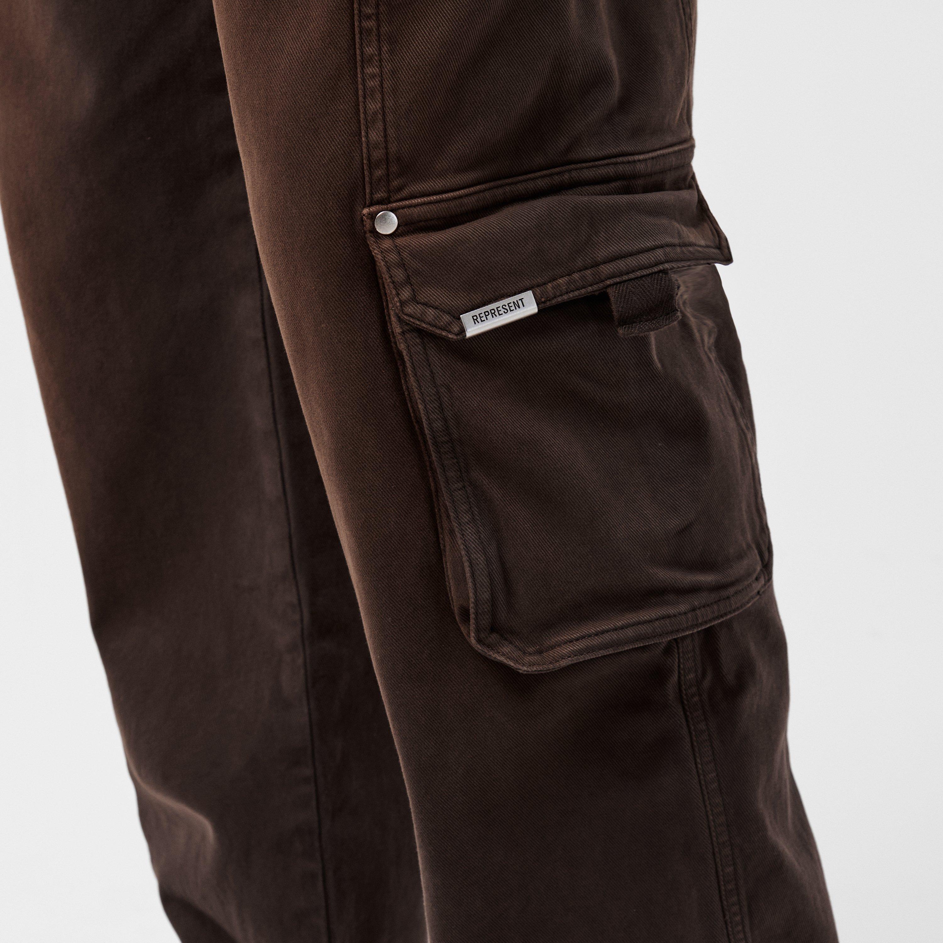 Cedar - Represent - Men's Rep Workshop Cargo Trousers - 5